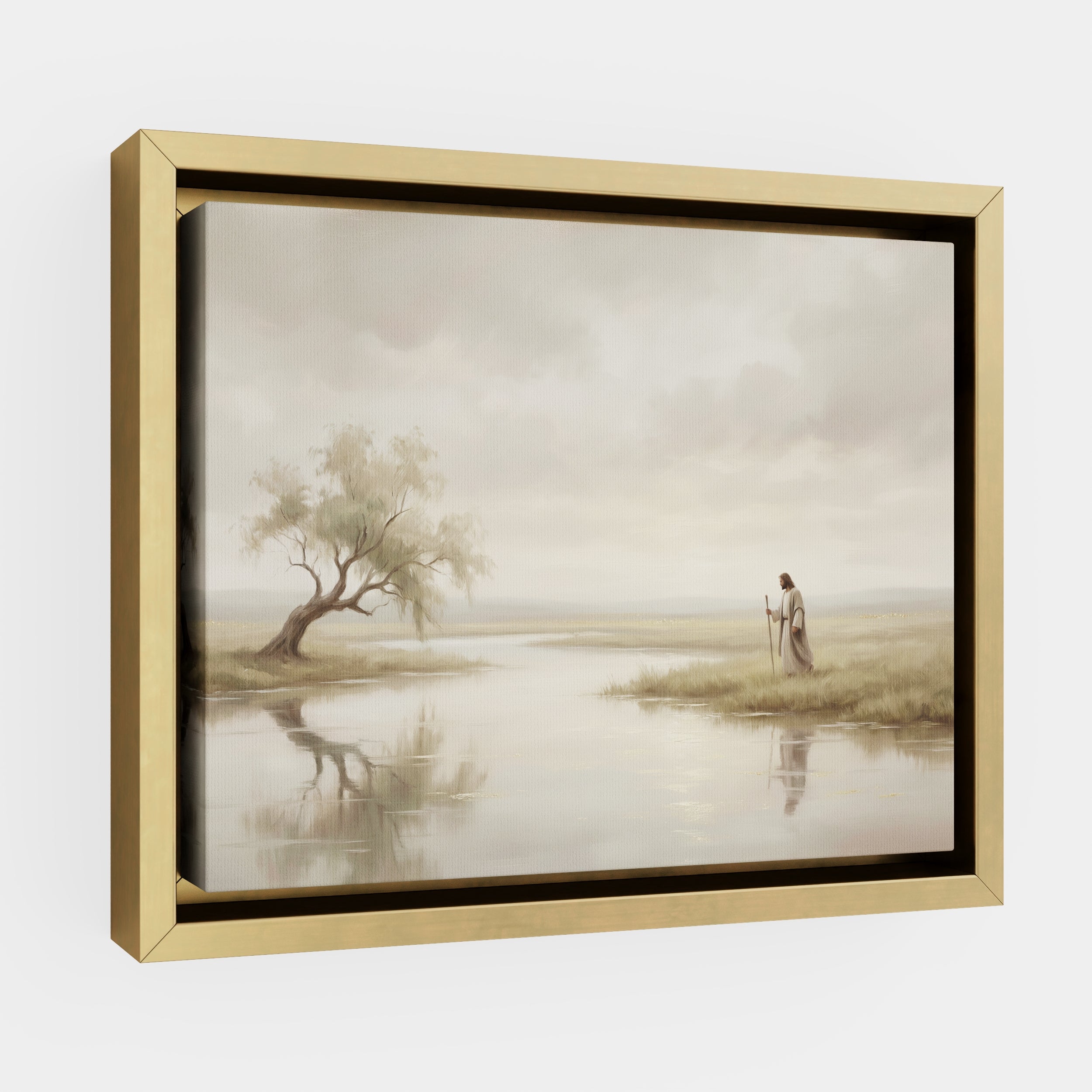 He Leads Me Beside Still Waters - Canvas