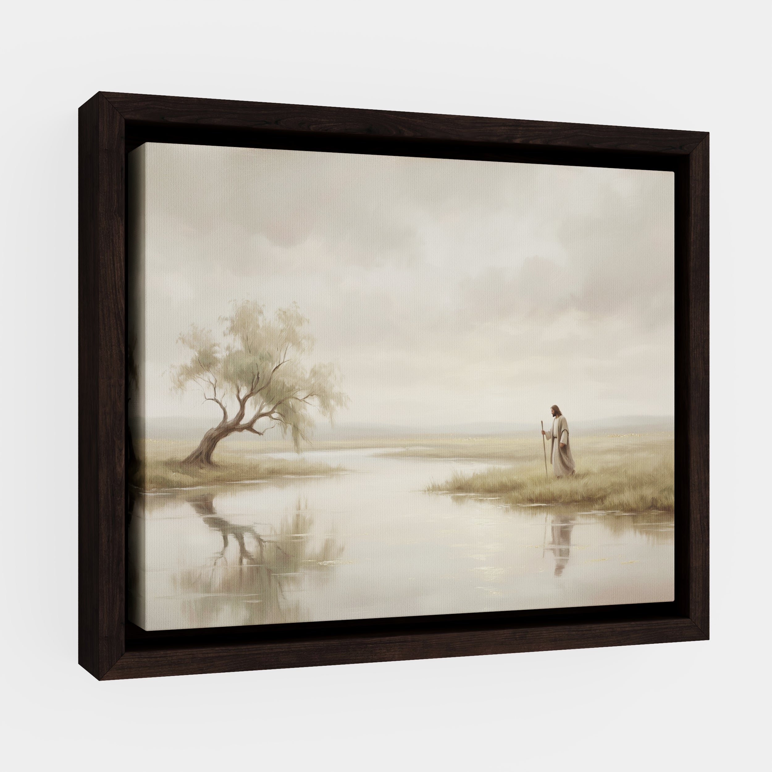 He Leads Me Beside Still Waters - Canvas
