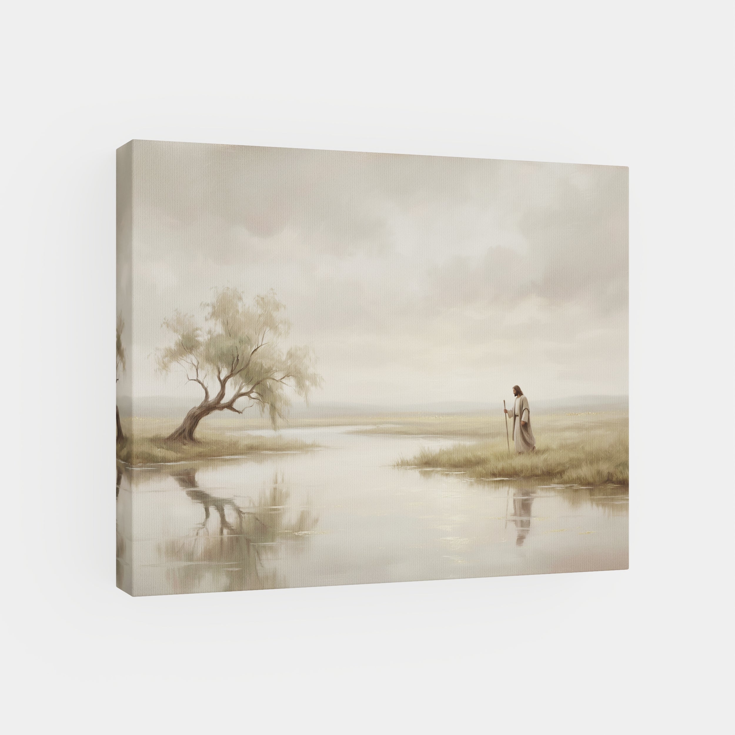 He Leads Me Beside Still Waters - Canvas