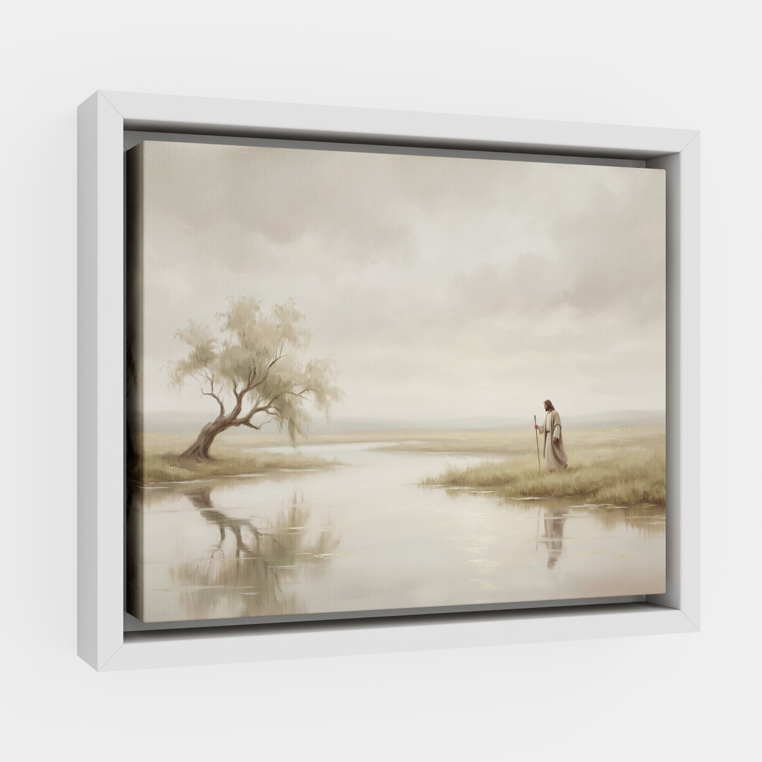 He Leads Me Beside Still Waters - Canvas