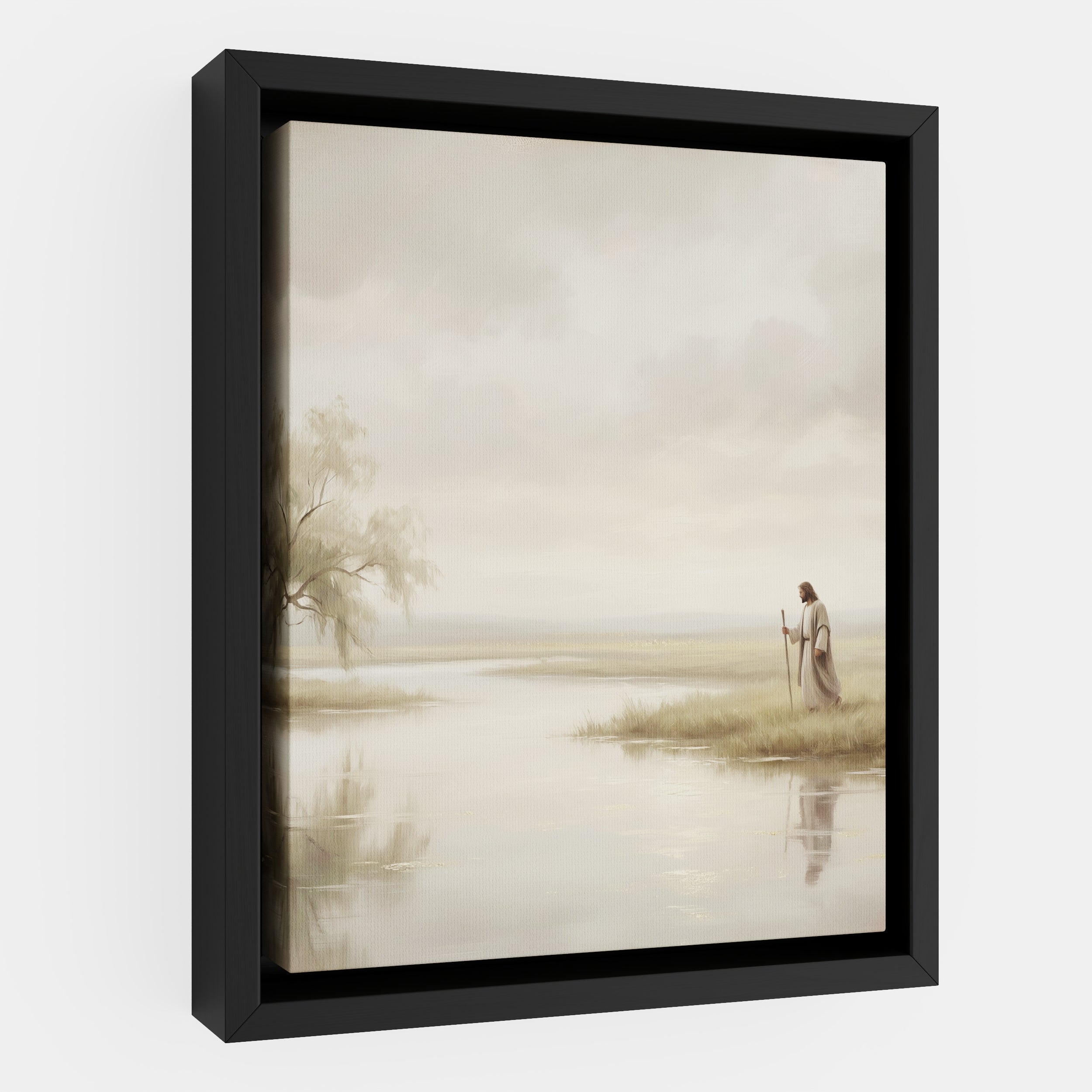 He Leads Me Beside Still Waters - Canvas