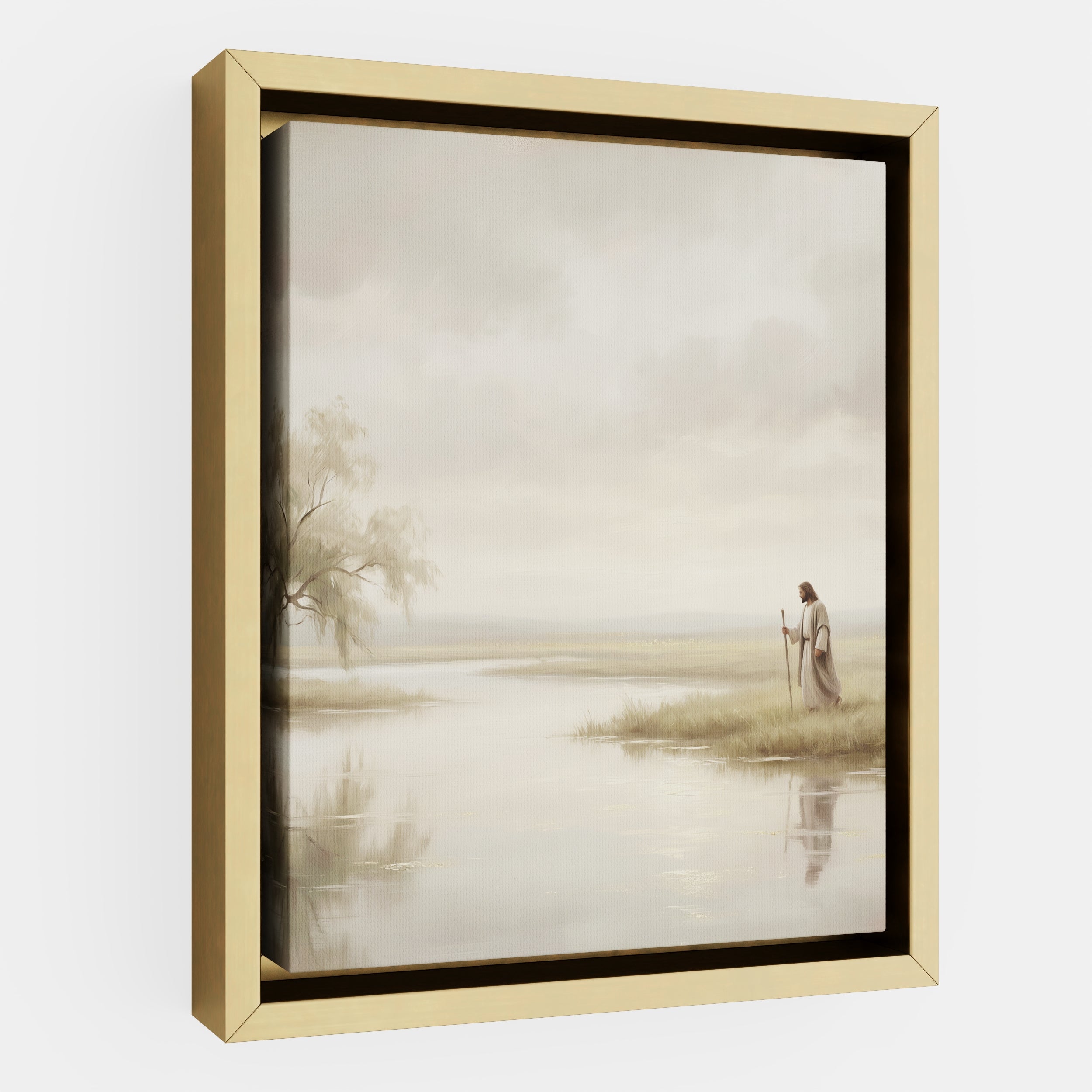 He Leads Me Beside Still Waters - Canvas