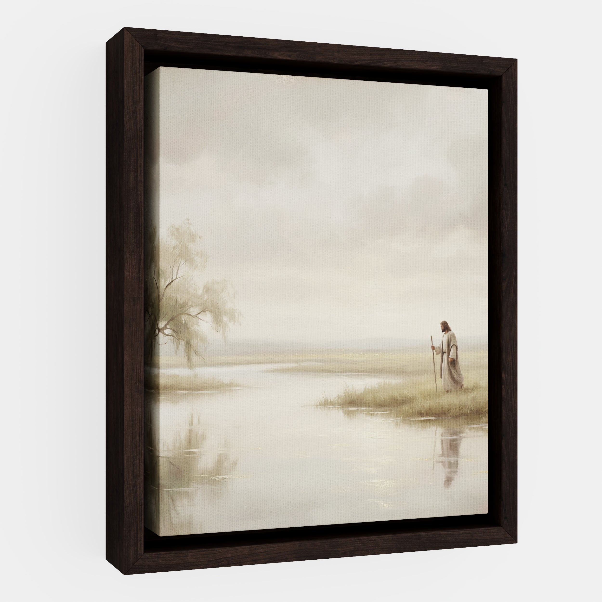 He Leads Me Beside Still Waters - Canvas