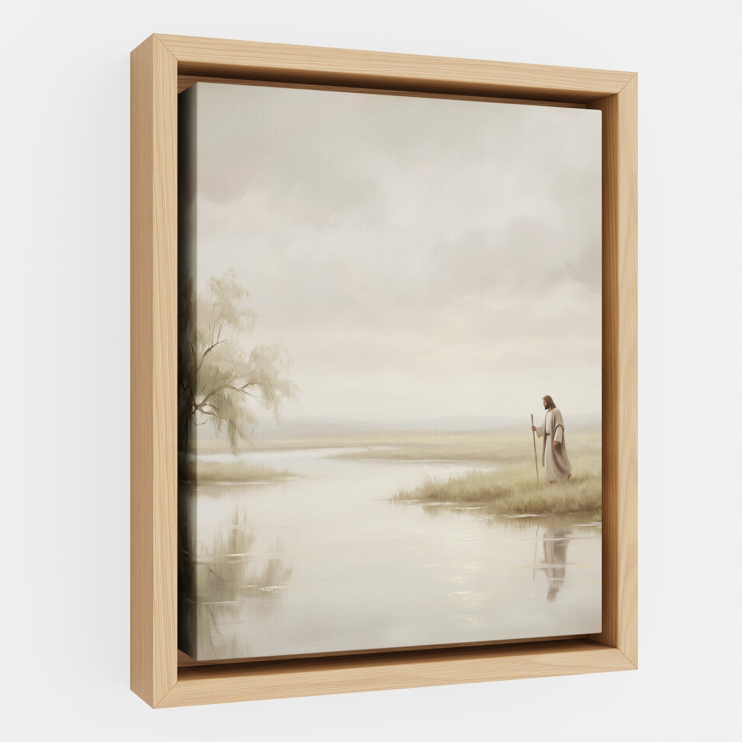 He Leads Me Beside Still Waters - Canvas