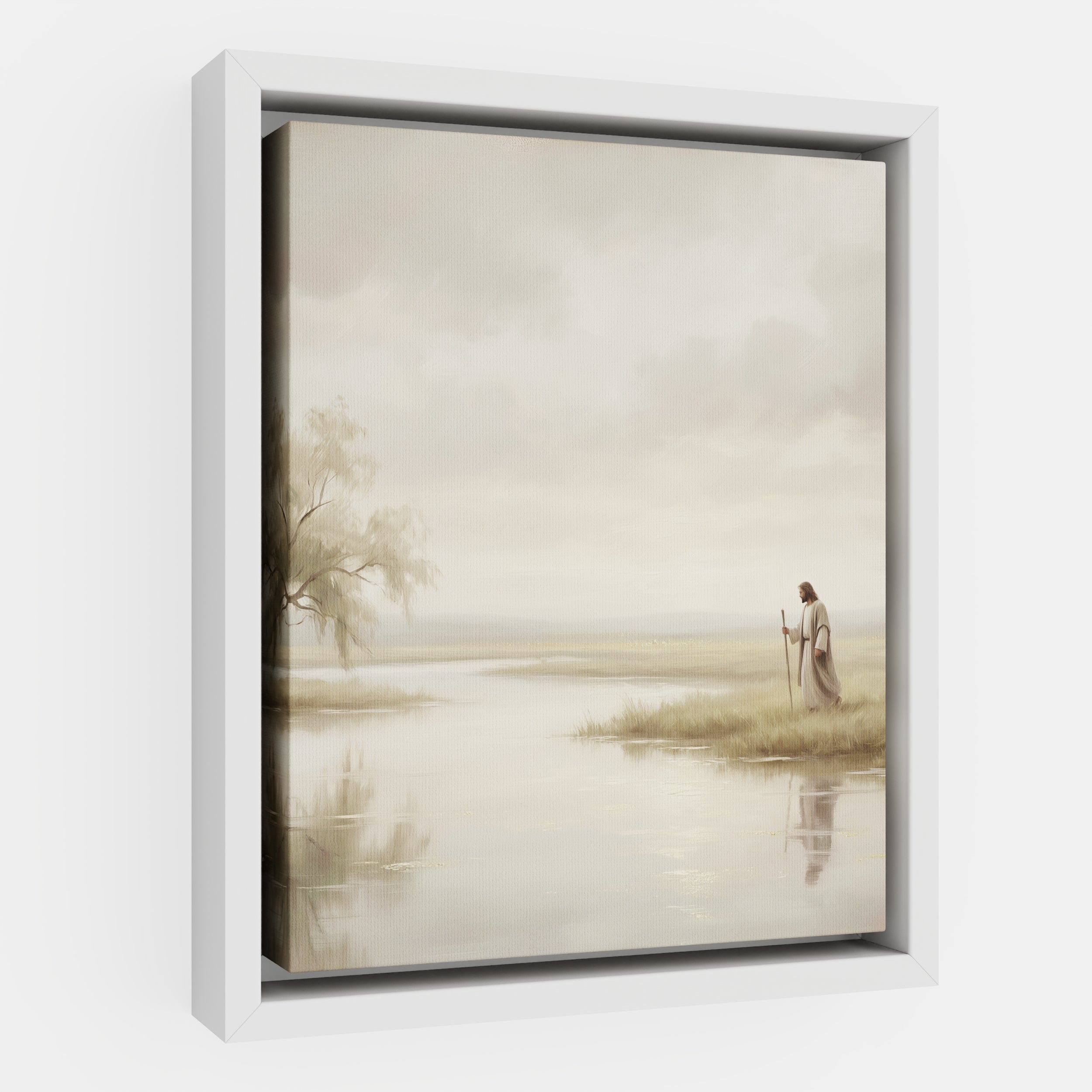 He Leads Me Beside Still Waters - Canvas