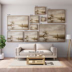 He Leads Me Beside Still Waters - Canvas