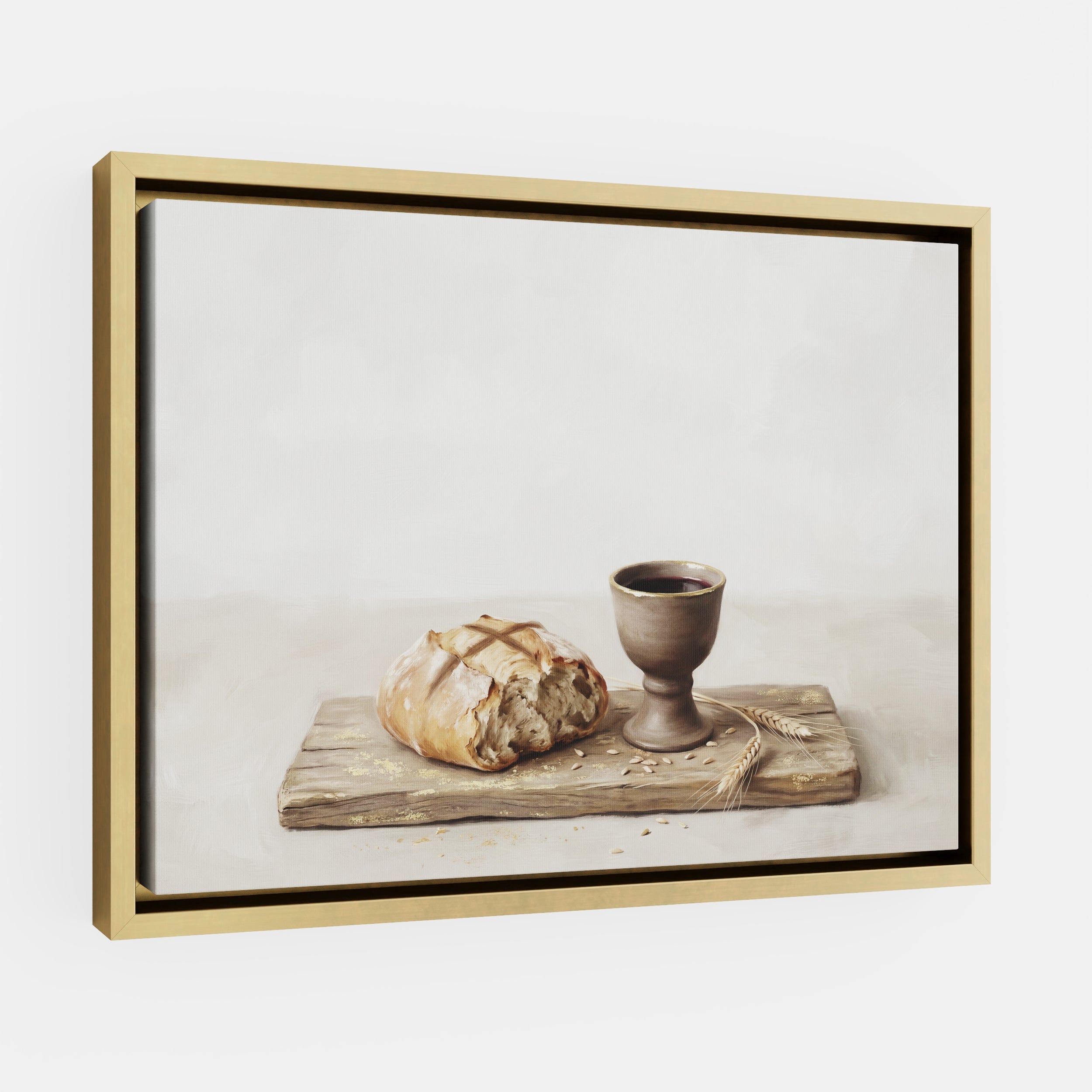 Bread Broken in Silence - Canvas