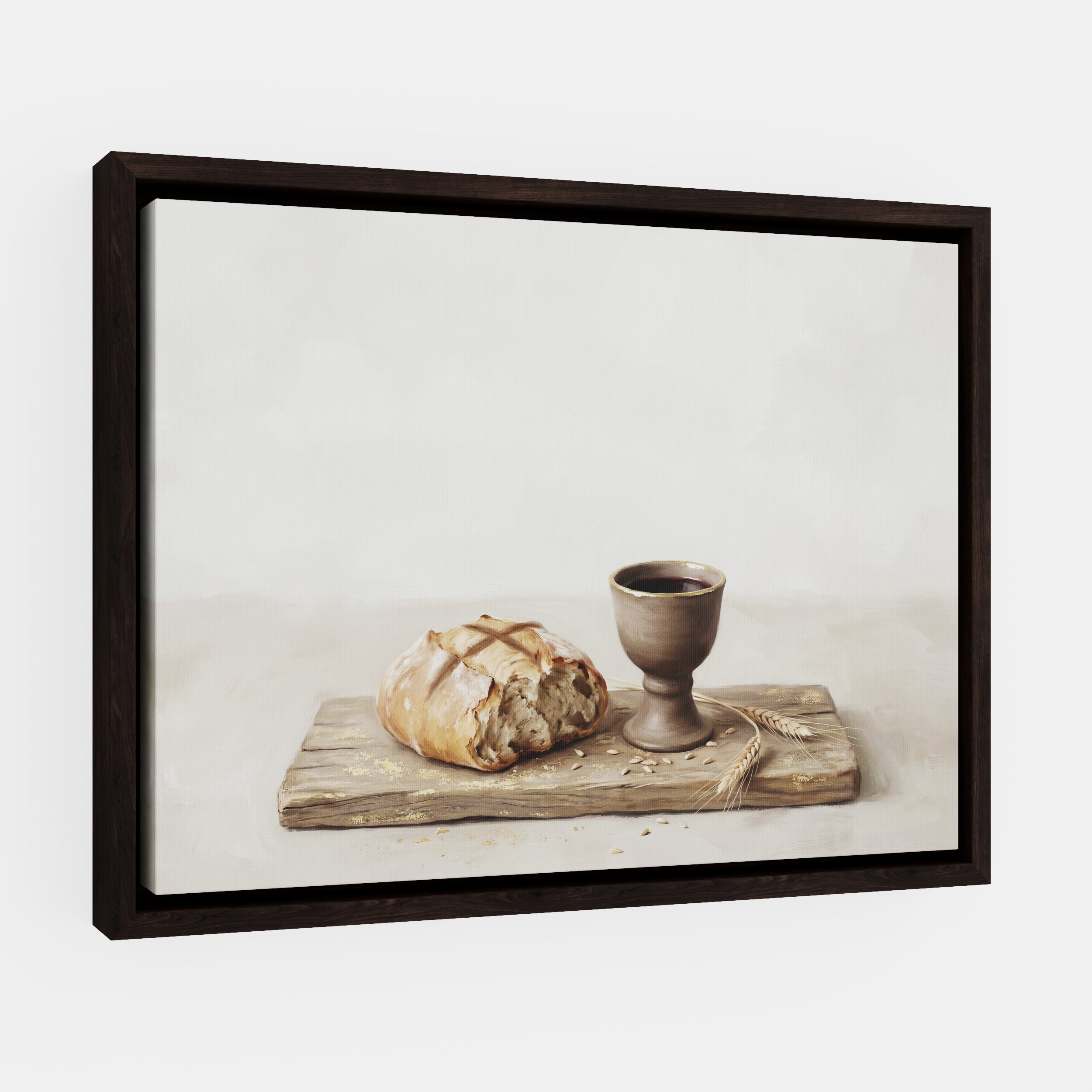 Bread Broken in Silence - Canvas