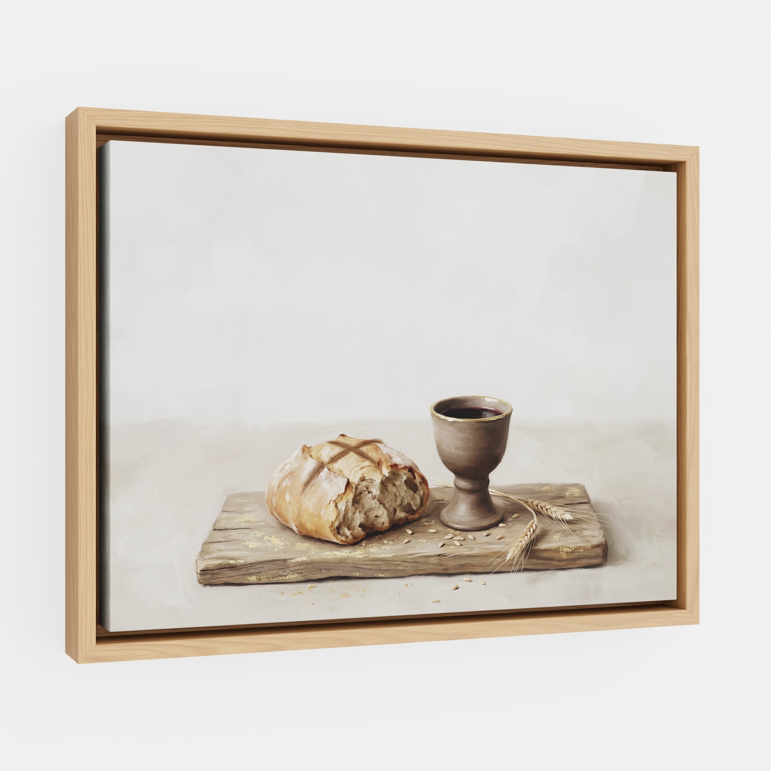 Bread Broken in Silence - Canvas