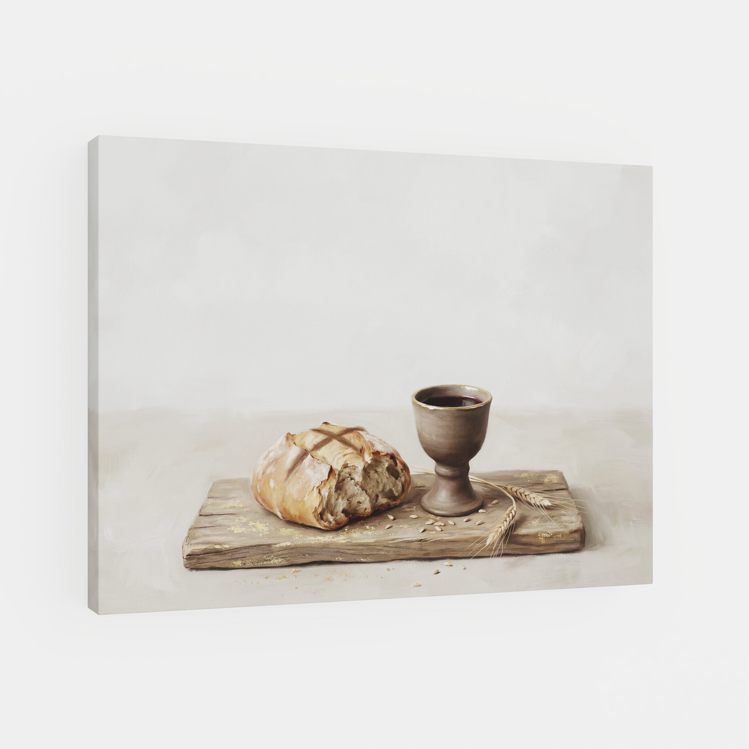 Bread Broken in Silence - Canvas
