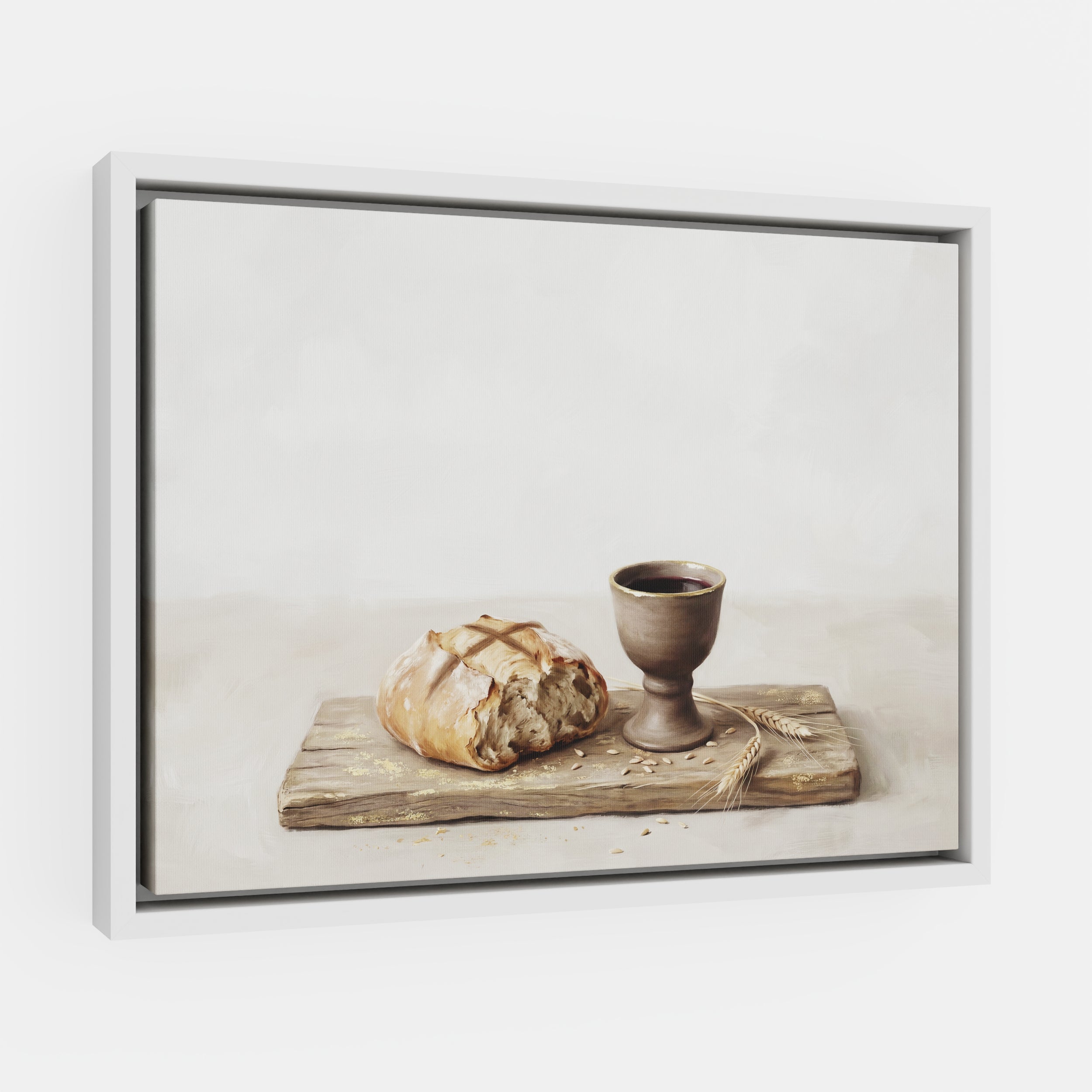Bread Broken in Silence - Canvas