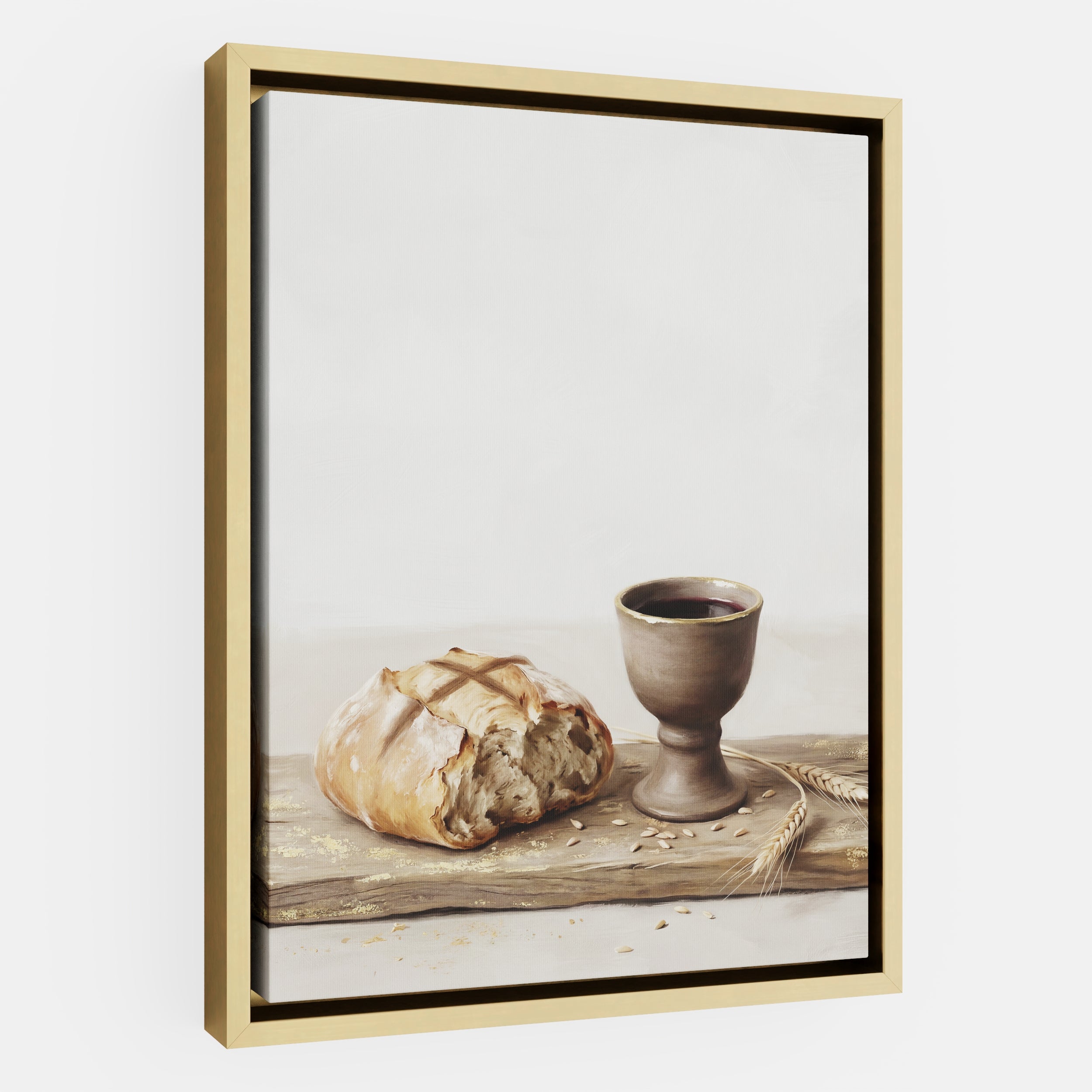 Bread Broken in Silence - Canvas