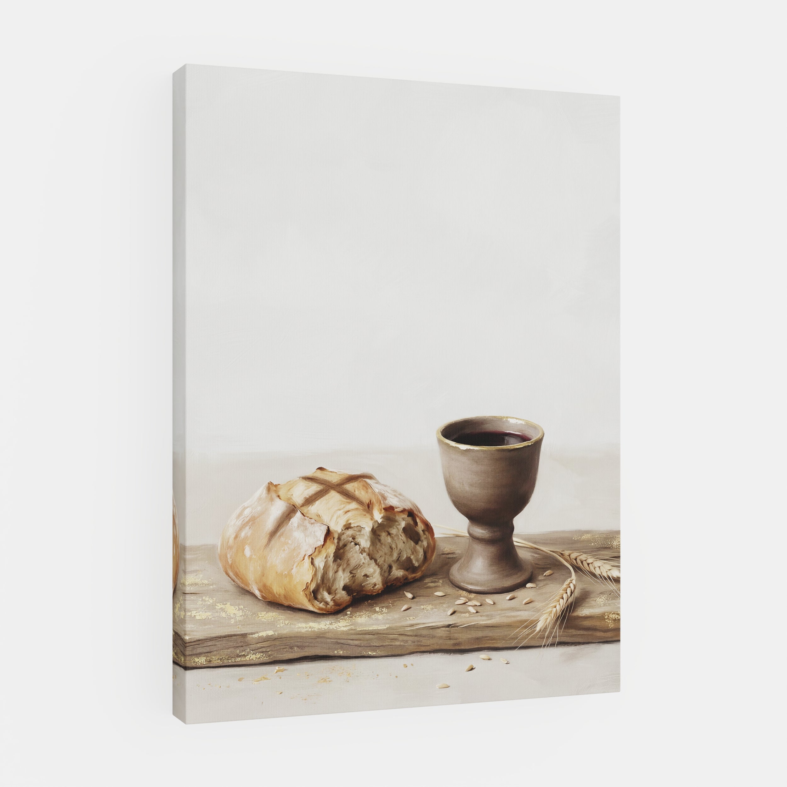 Bread Broken in Silence - Canvas