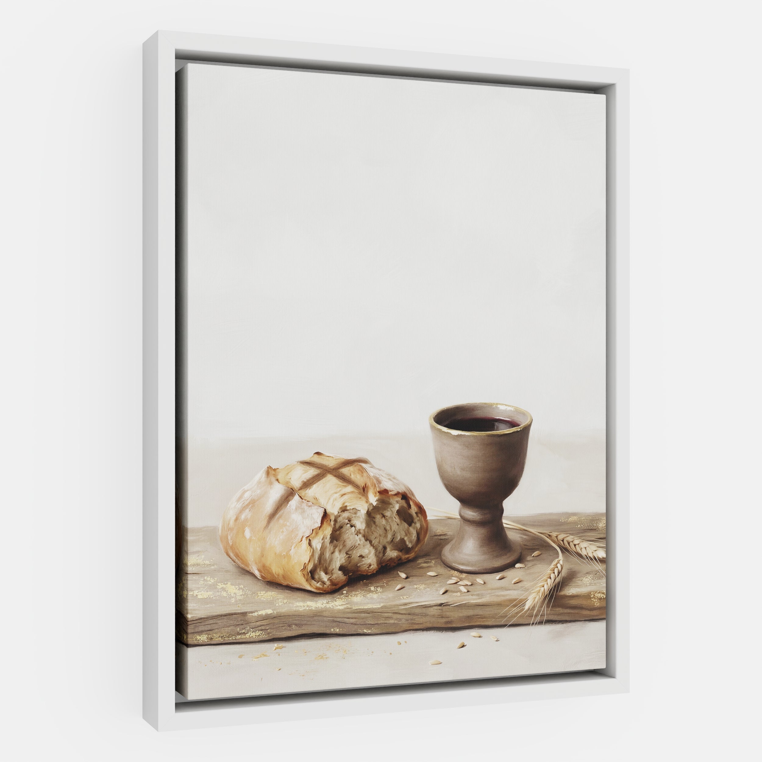 Bread Broken in Silence - Canvas