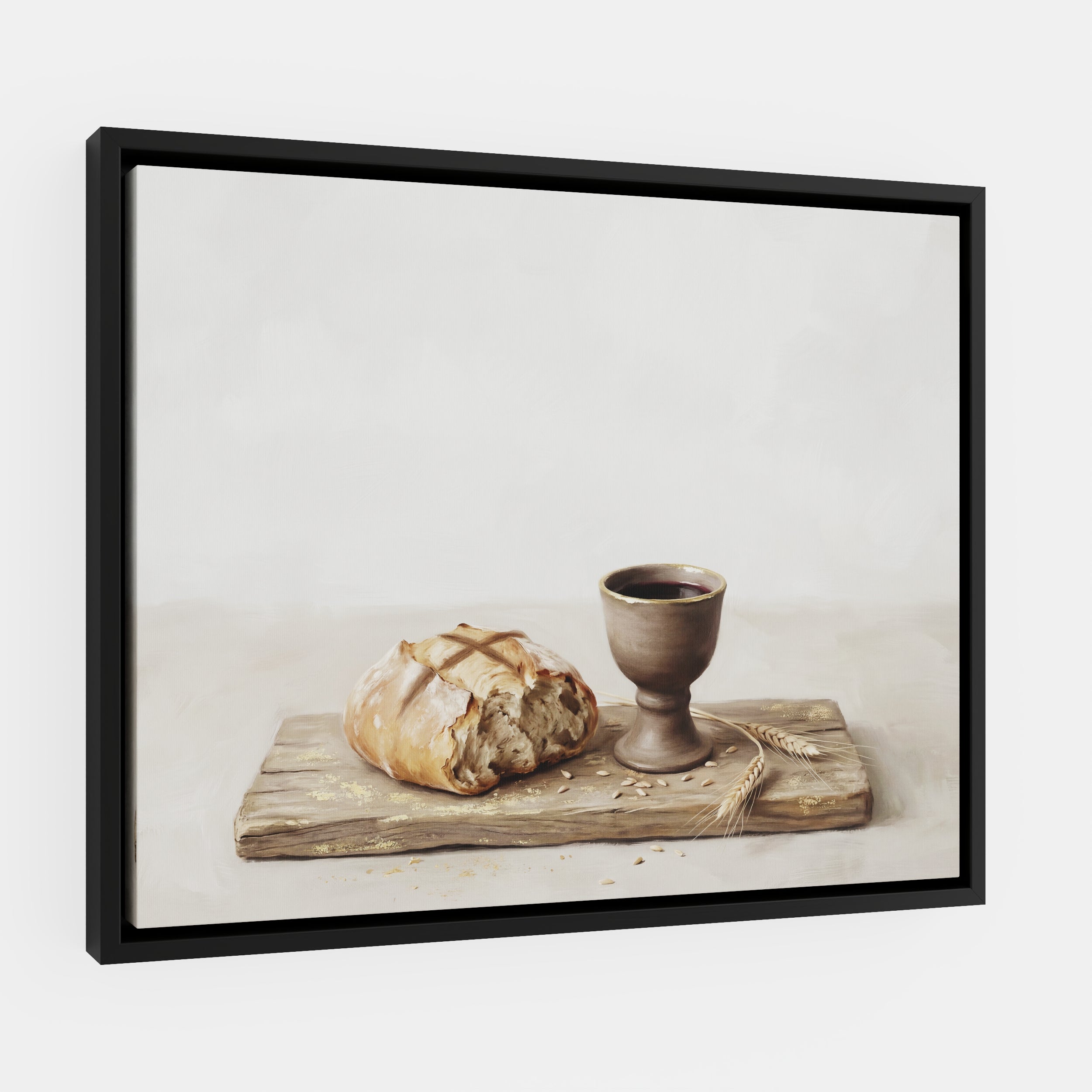 Bread Broken in Silence - Canvas