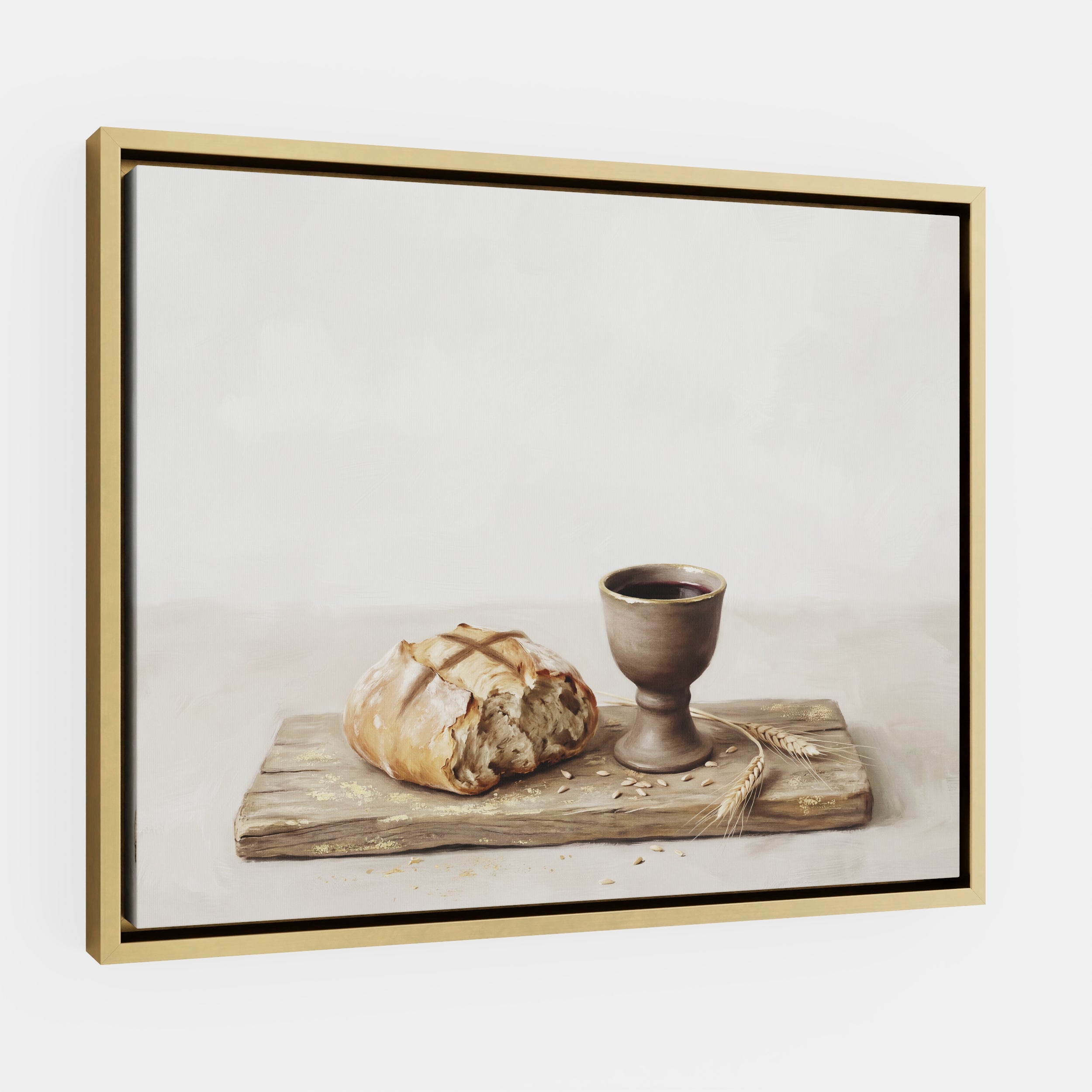 Bread Broken in Silence - Canvas