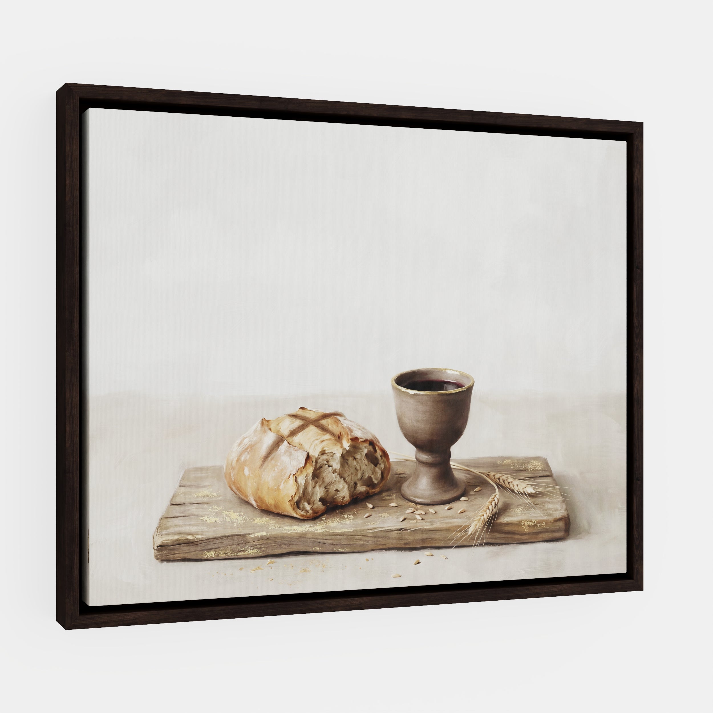 Bread Broken in Silence - Canvas