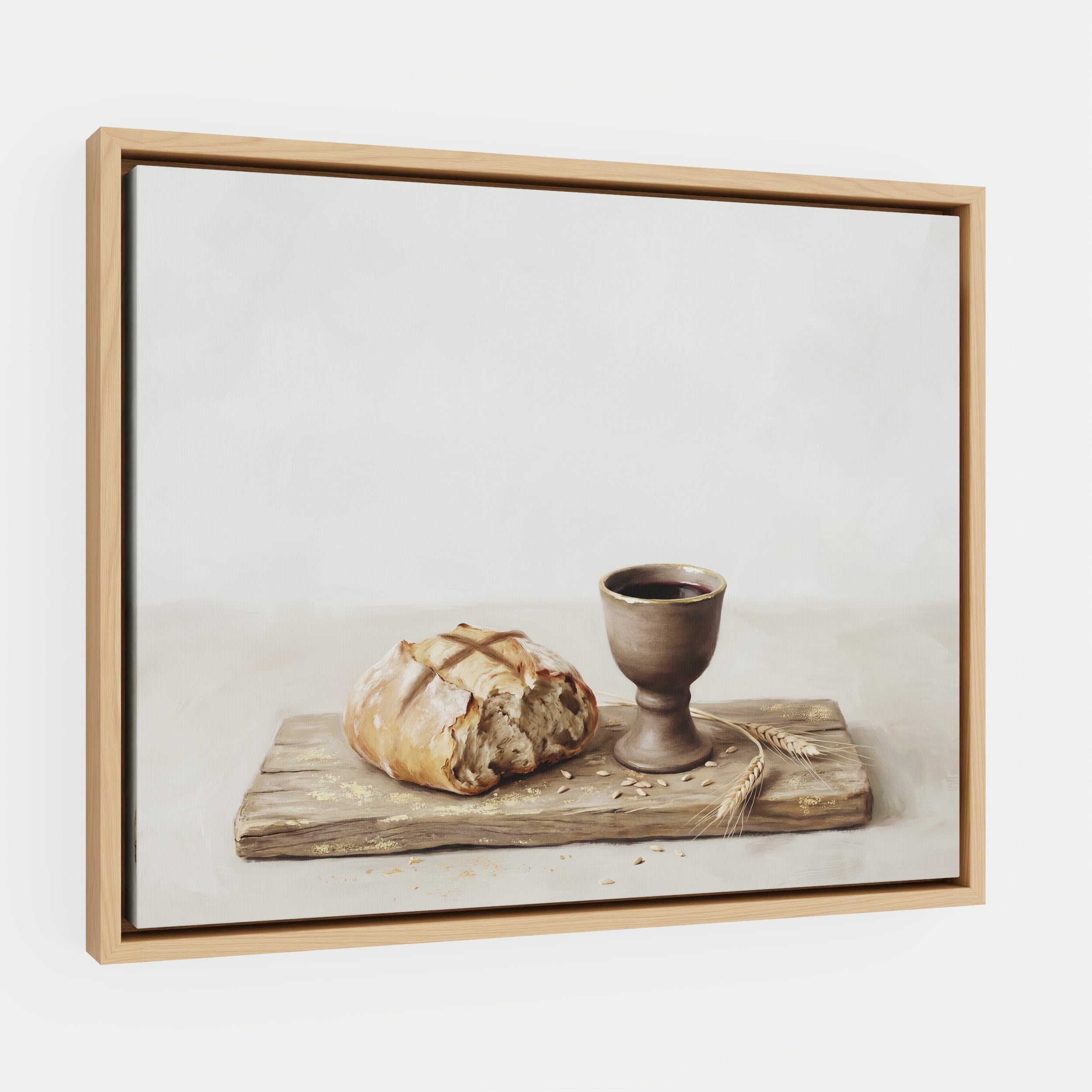Bread Broken in Silence - Canvas