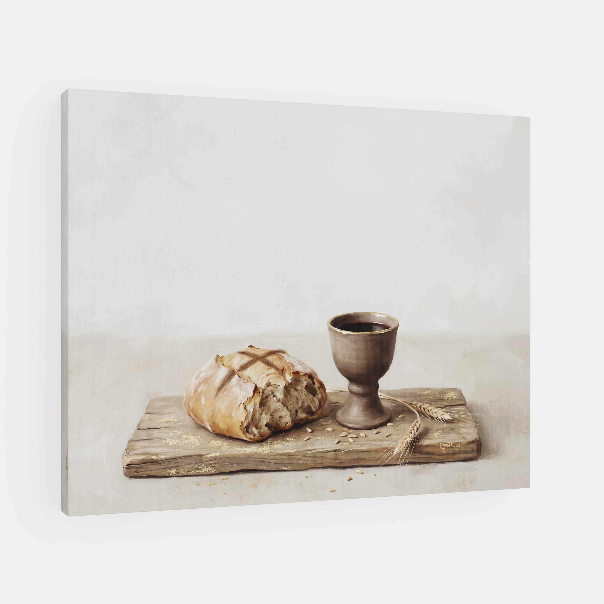 Bread Broken in Silence - Canvas