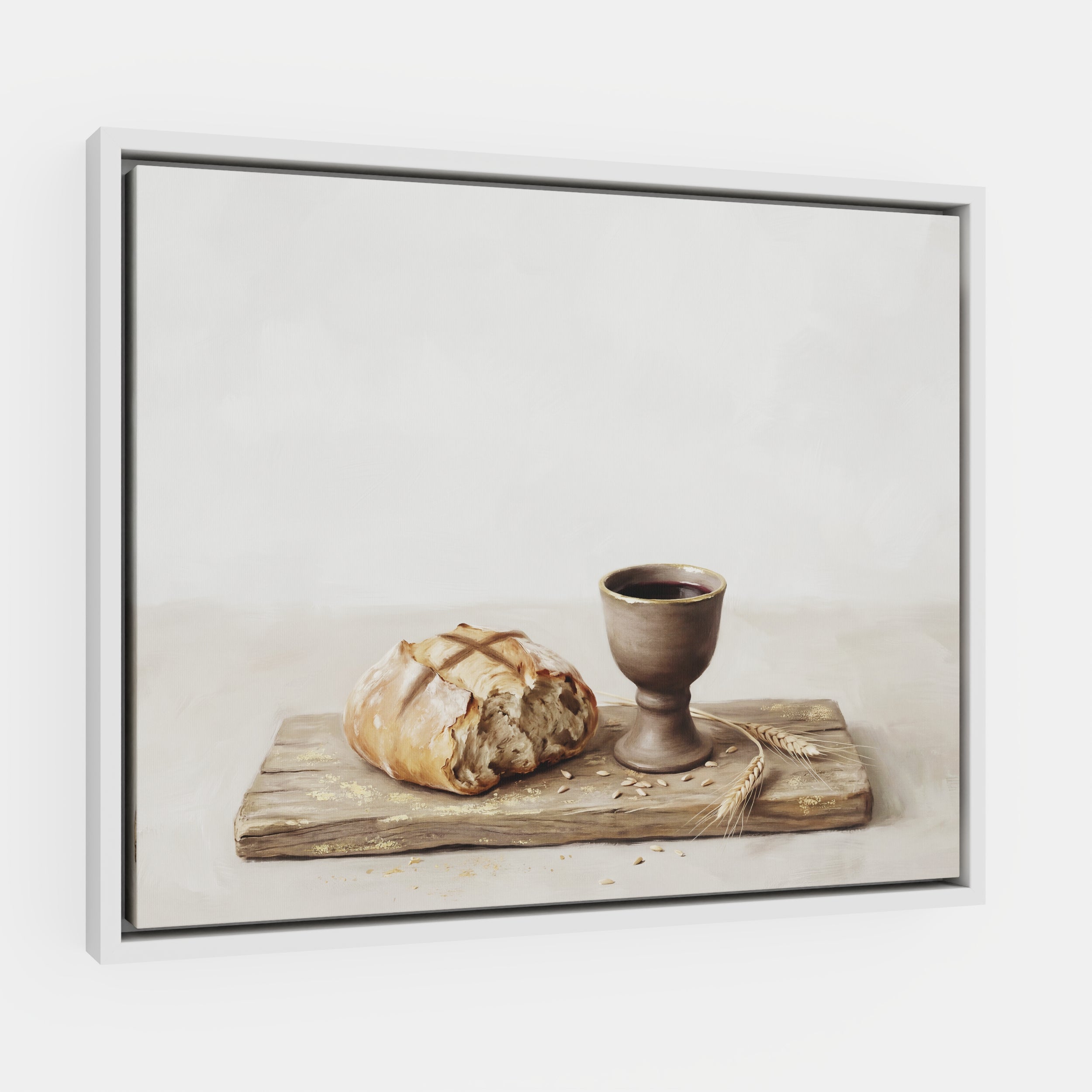 Bread Broken in Silence - Canvas