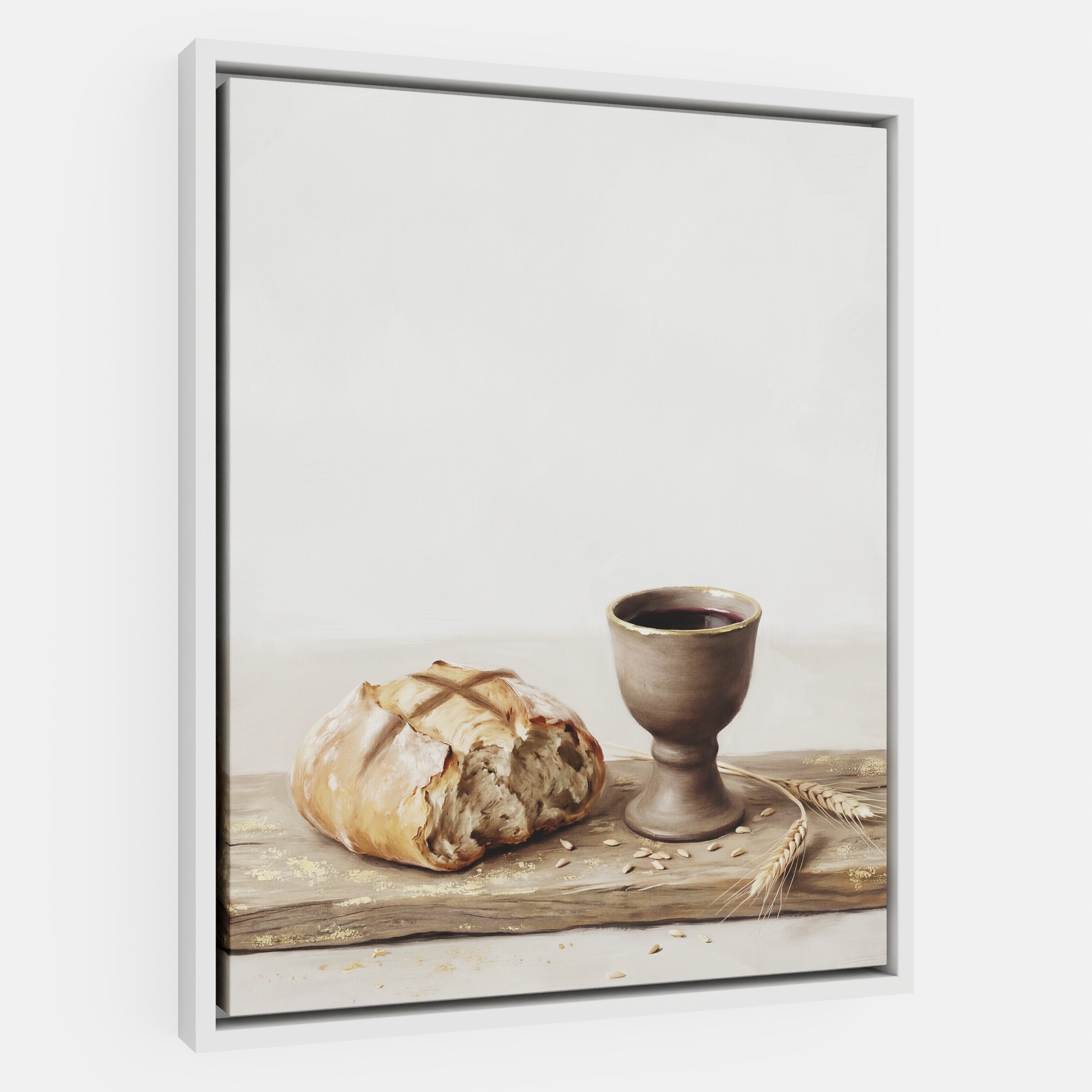 Bread Broken in Silence - Canvas