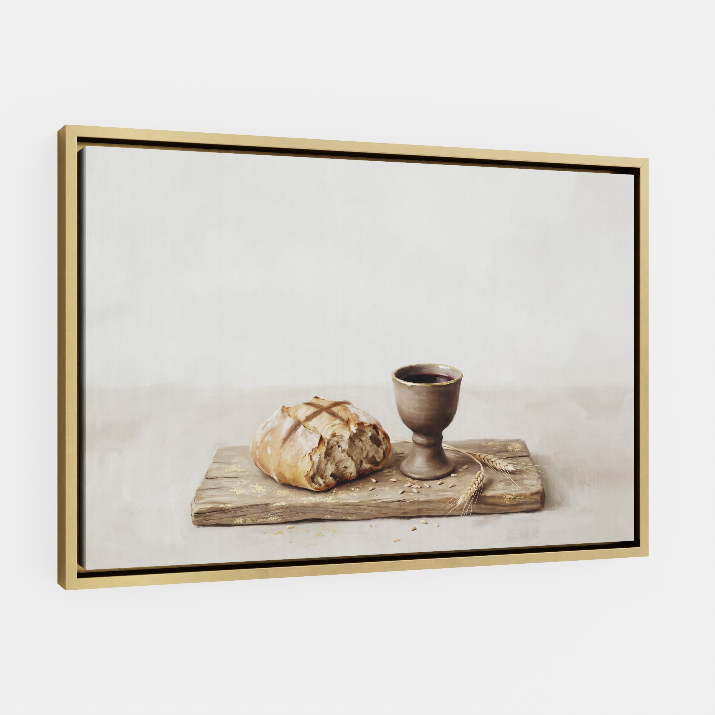 Bread Broken in Silence - Canvas