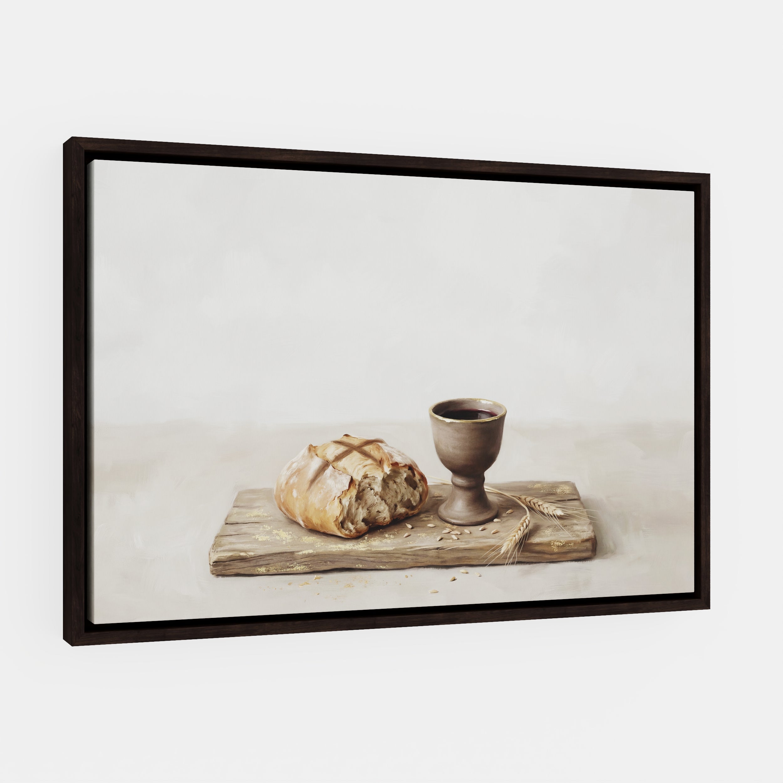Bread Broken in Silence - Canvas