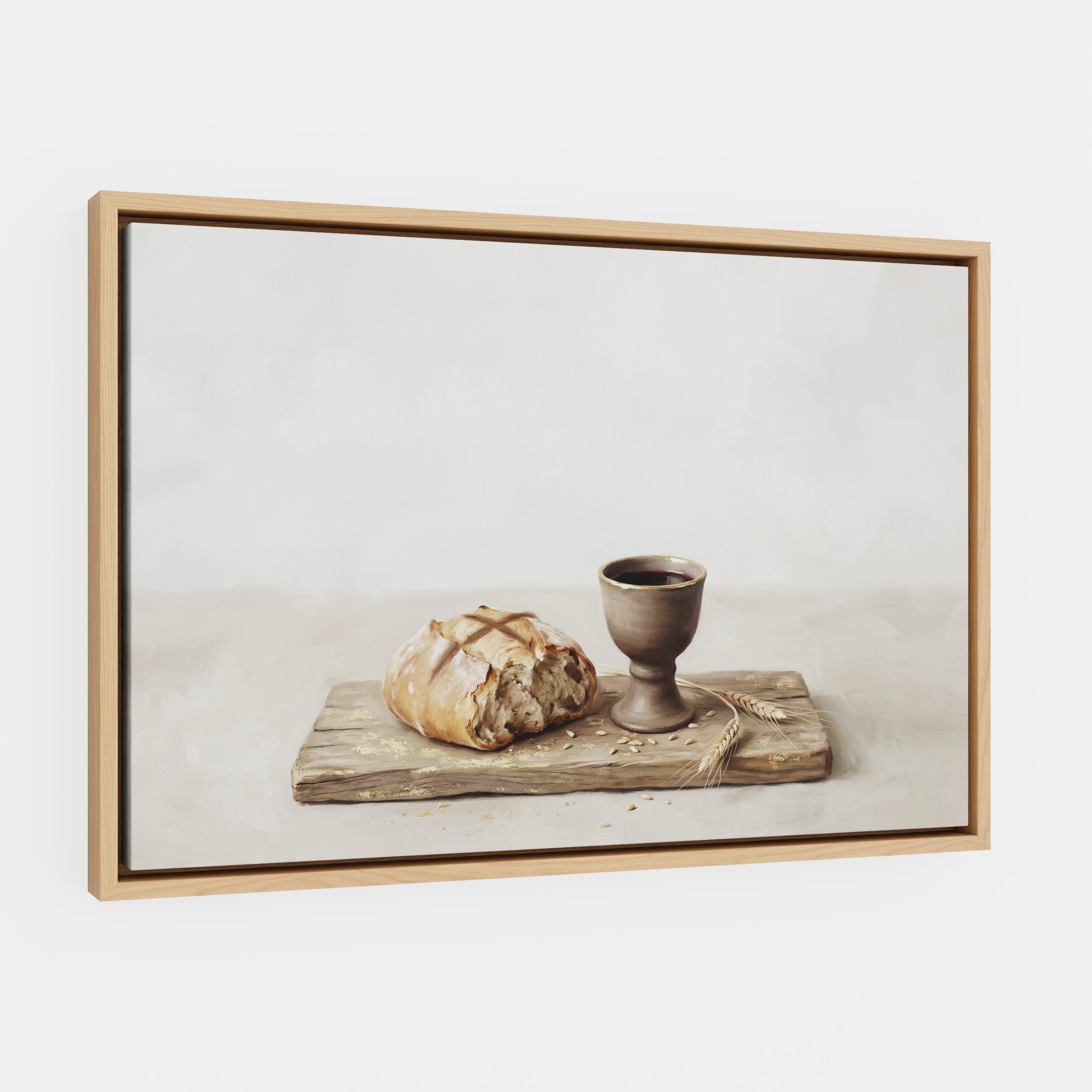 Bread Broken in Silence - Canvas