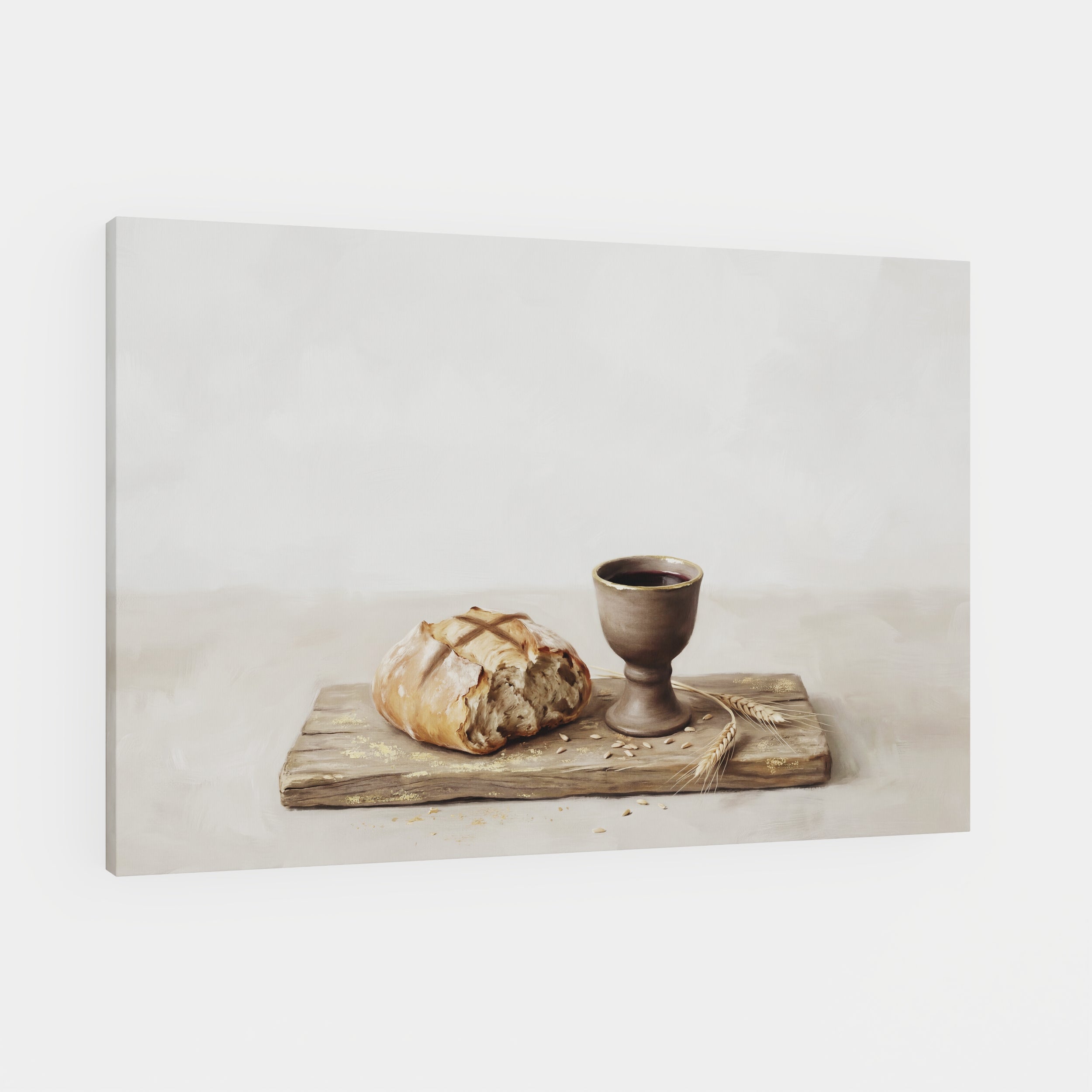 Bread Broken in Silence - Canvas