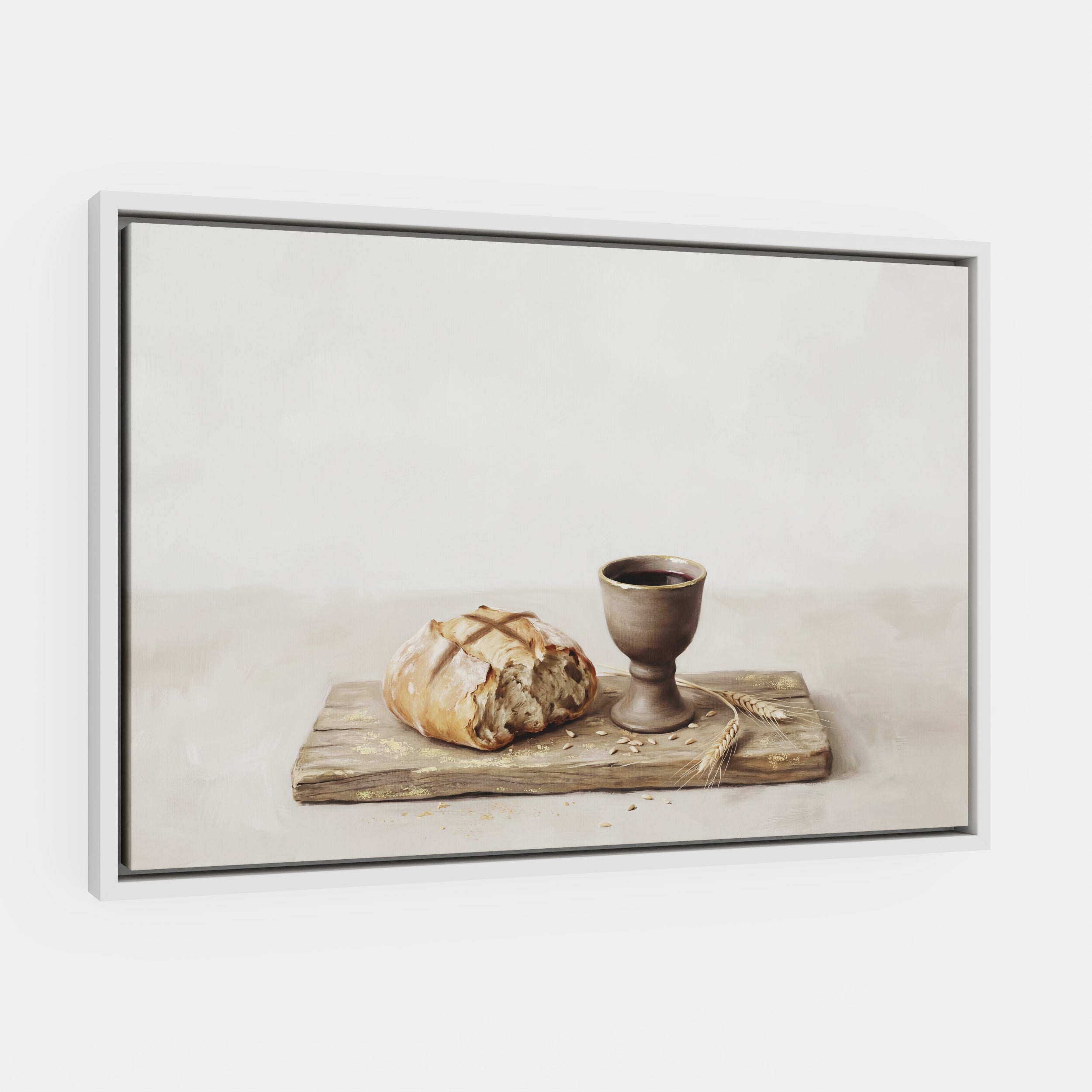 Bread Broken in Silence - Canvas