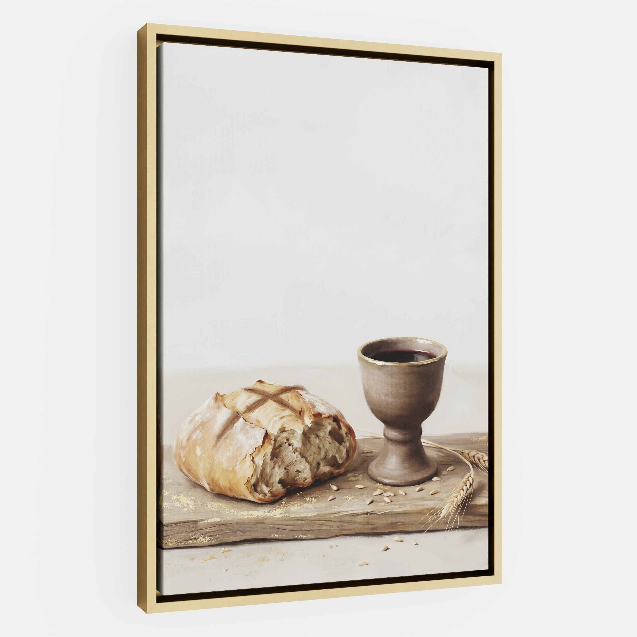 Bread Broken in Silence - Canvas