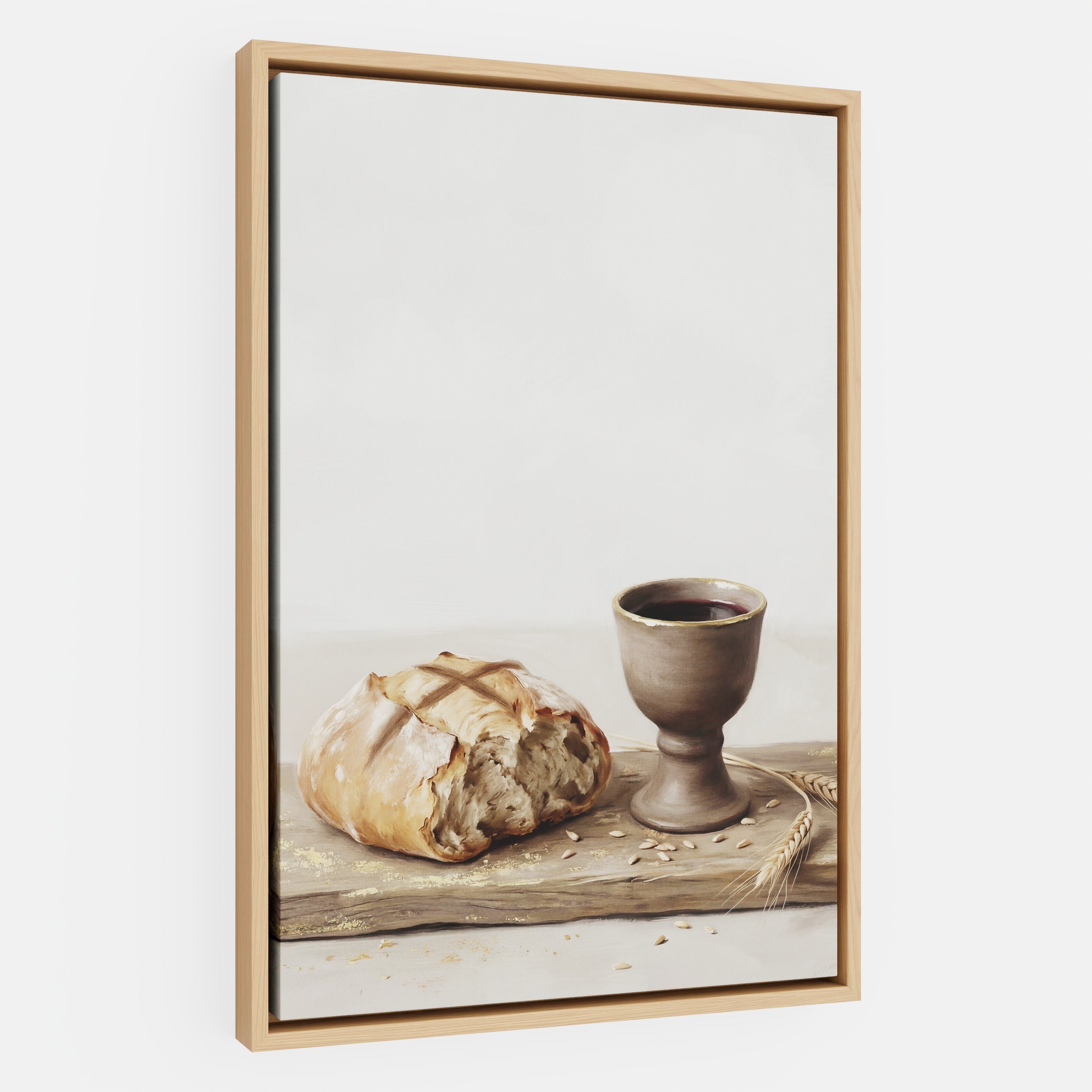 Bread Broken in Silence - Canvas