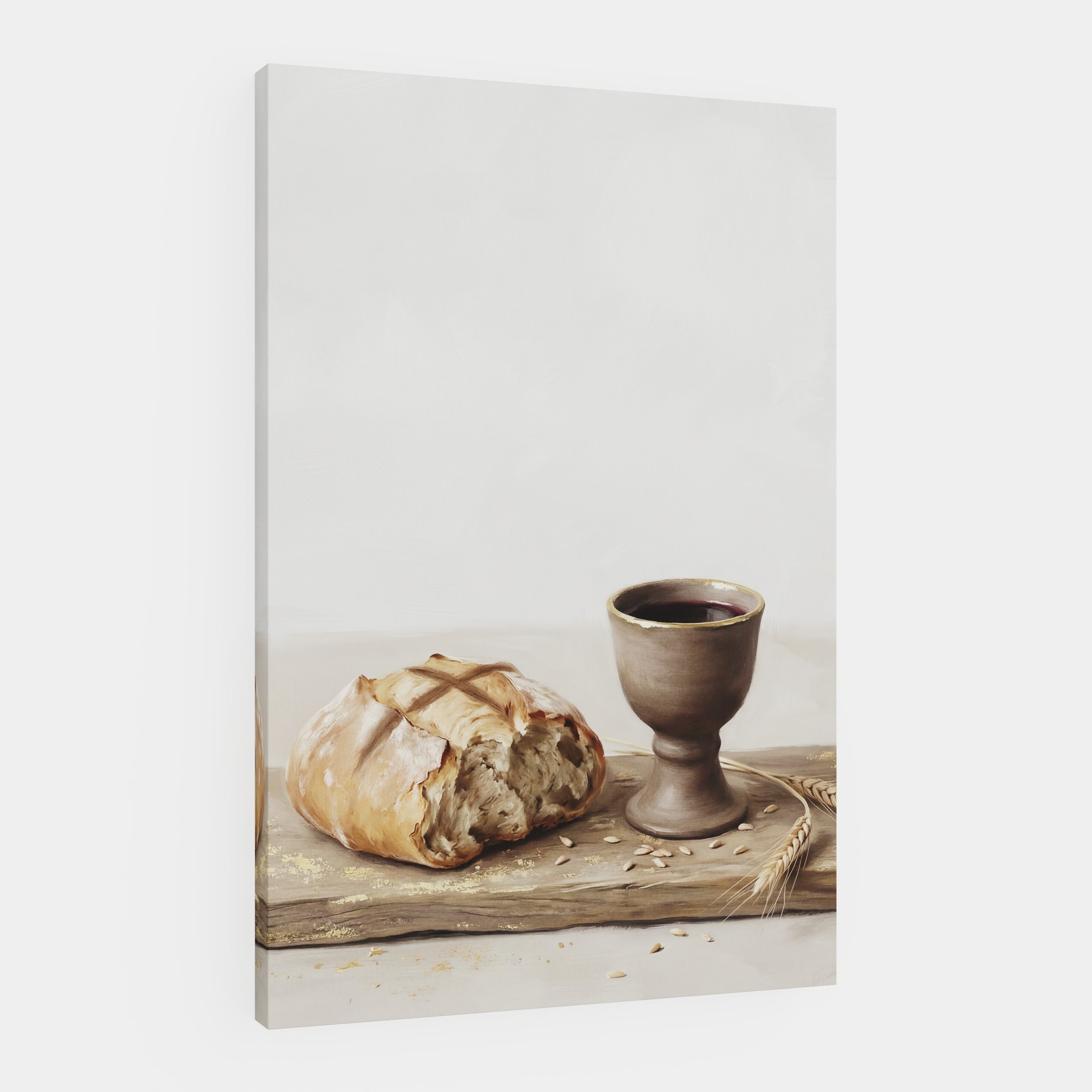 Bread Broken in Silence - Canvas