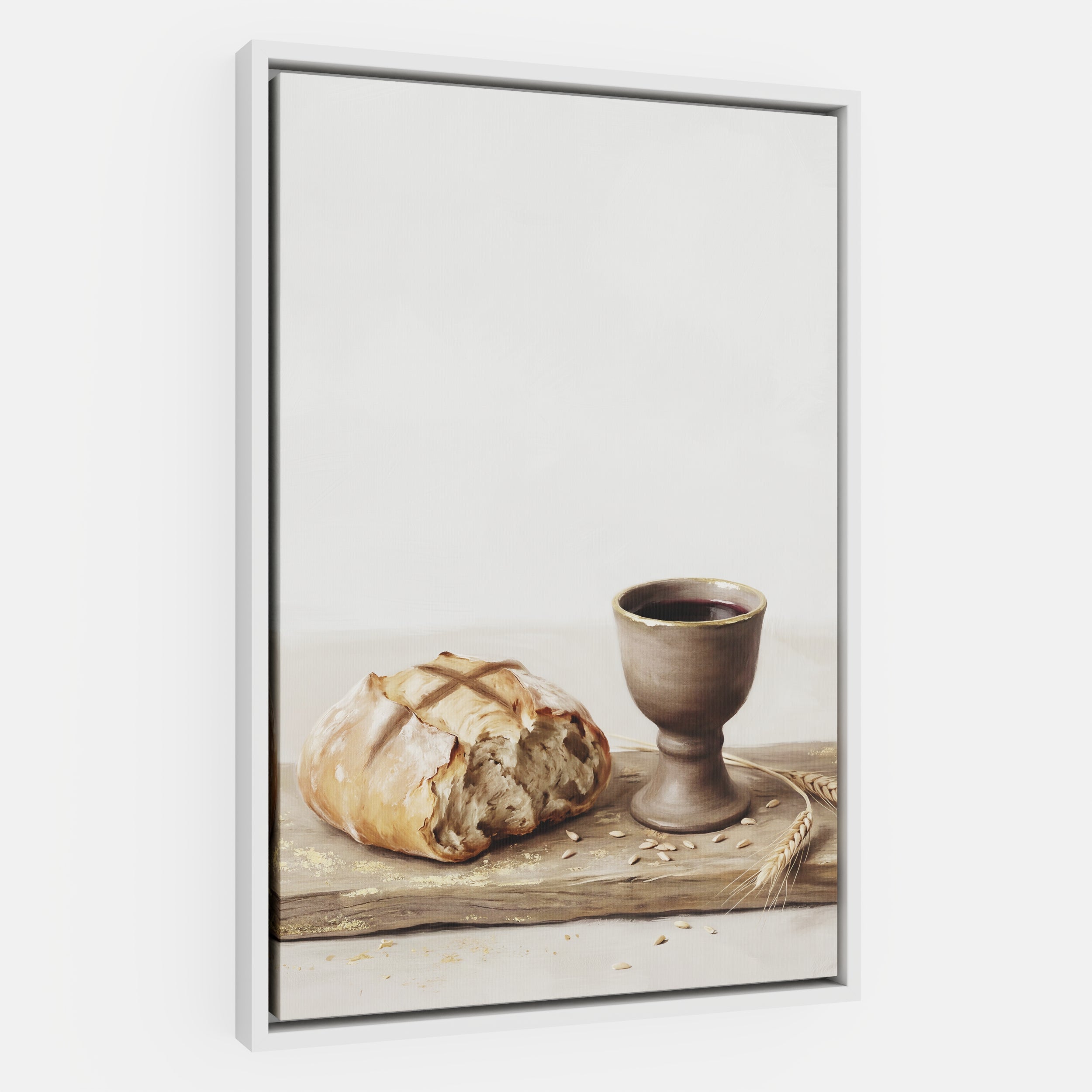 Bread Broken in Silence - Canvas