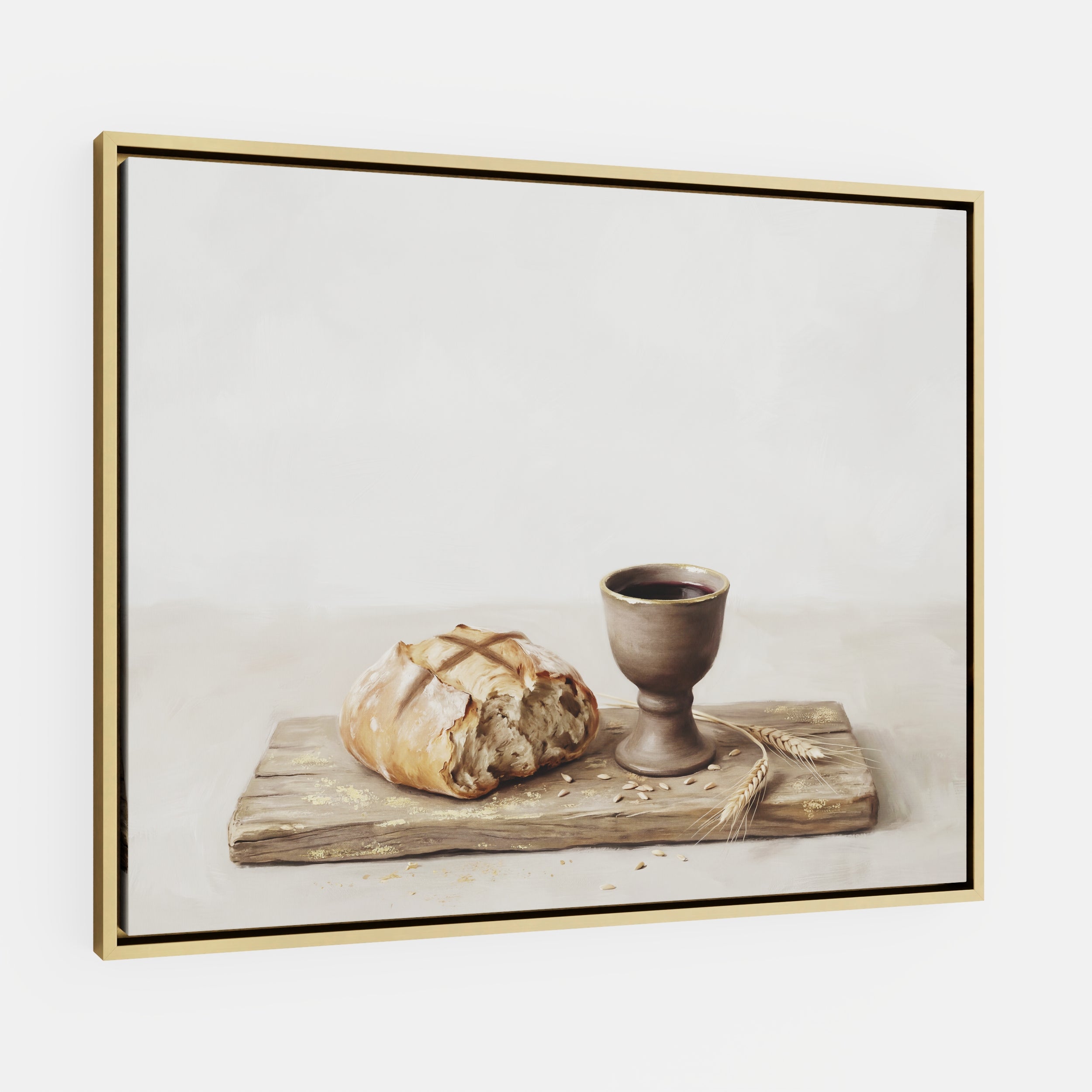 Bread Broken in Silence - Canvas