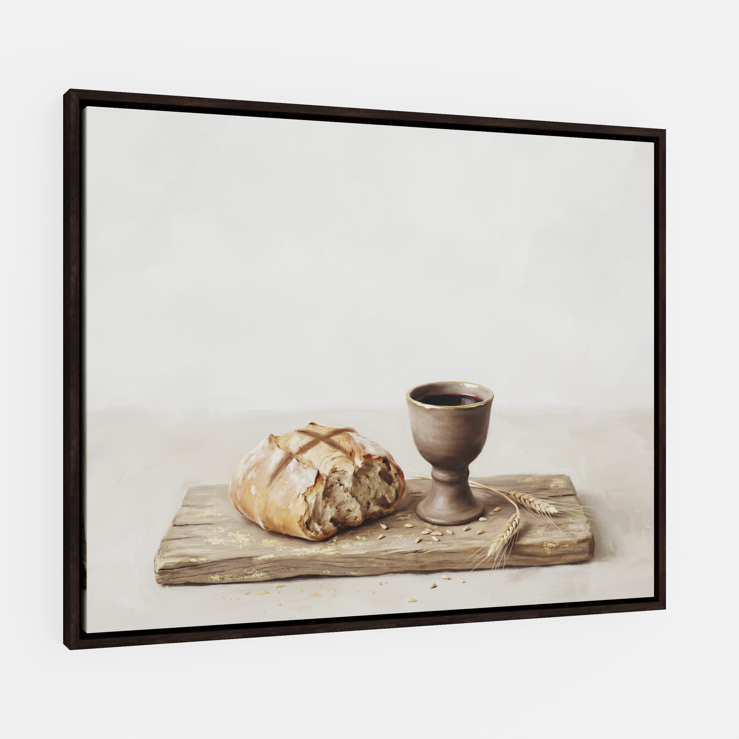 Bread Broken in Silence - Canvas