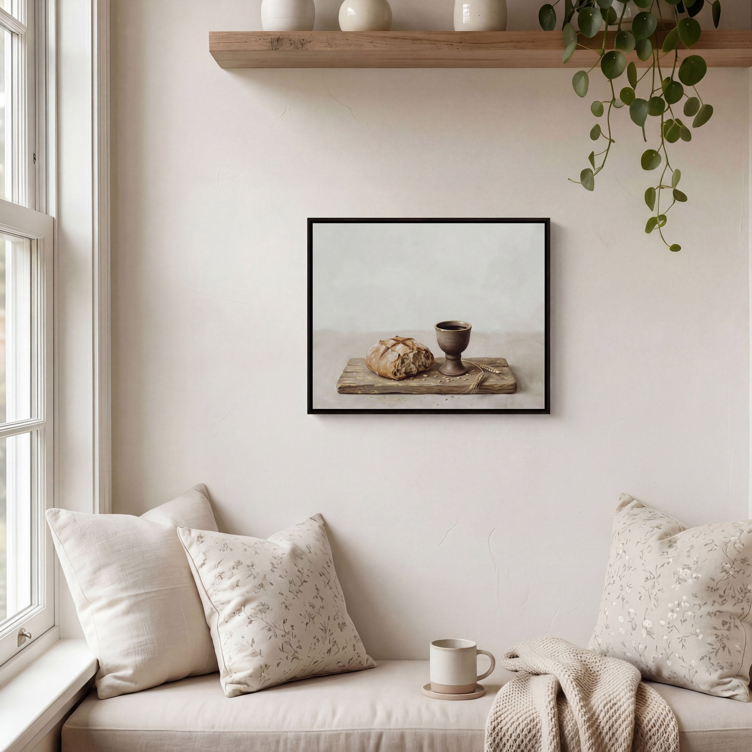 Bread Broken in Silence - Canvas