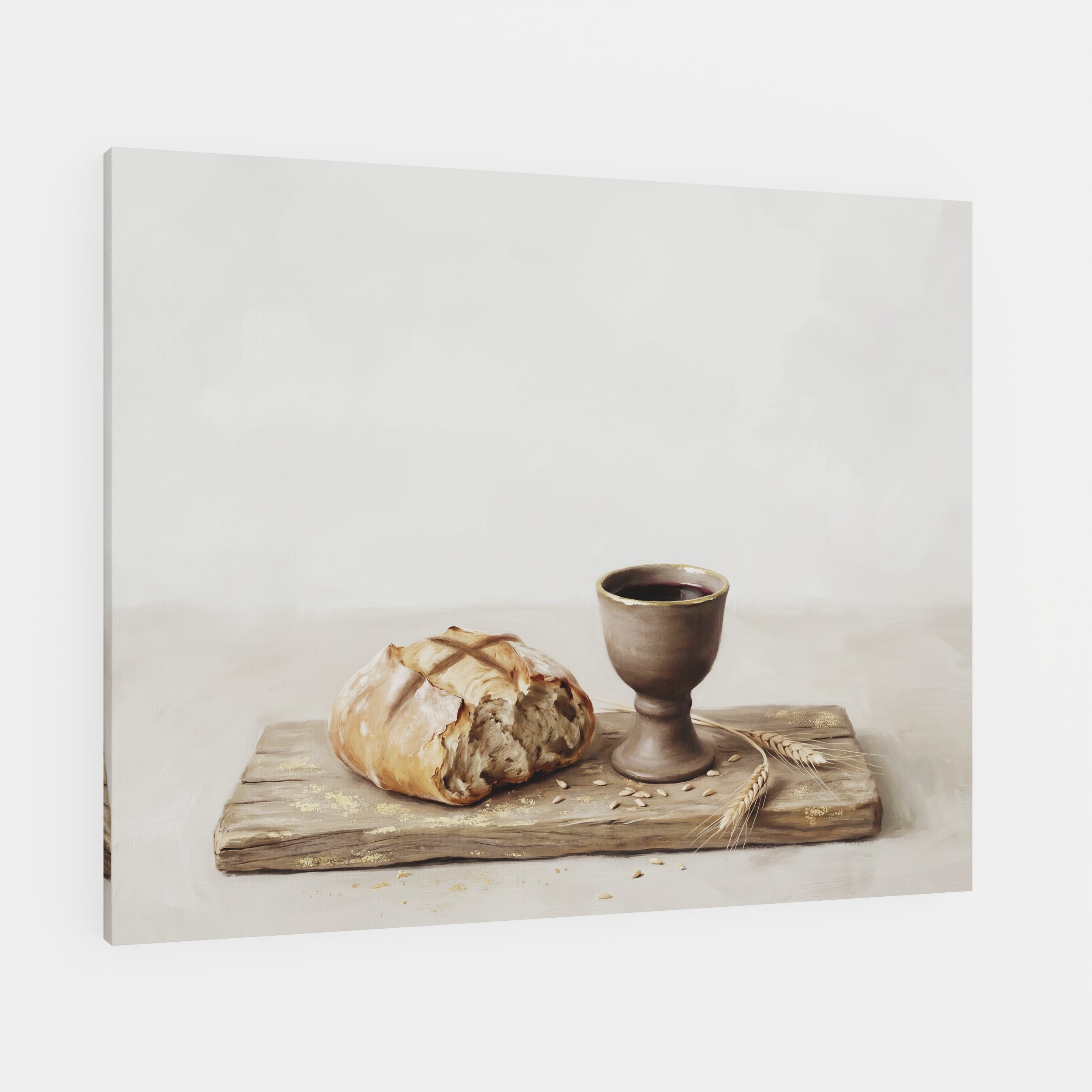 Bread Broken in Silence - Canvas