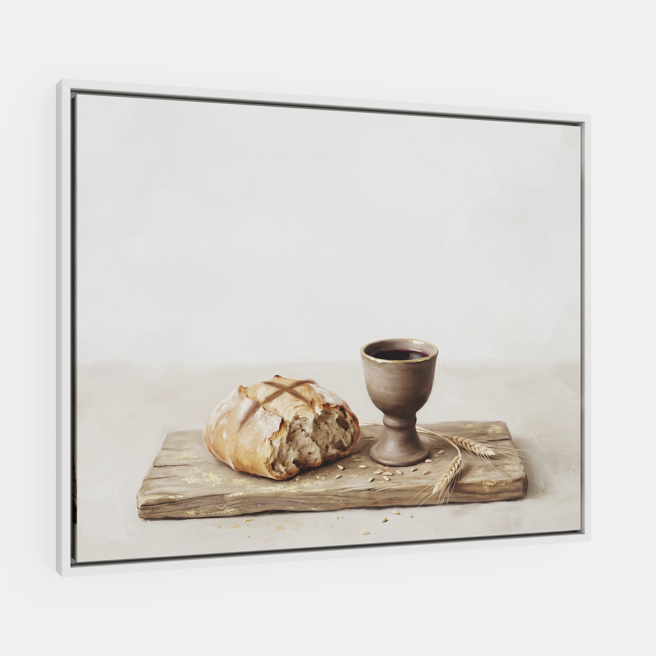 Bread Broken in Silence - Canvas