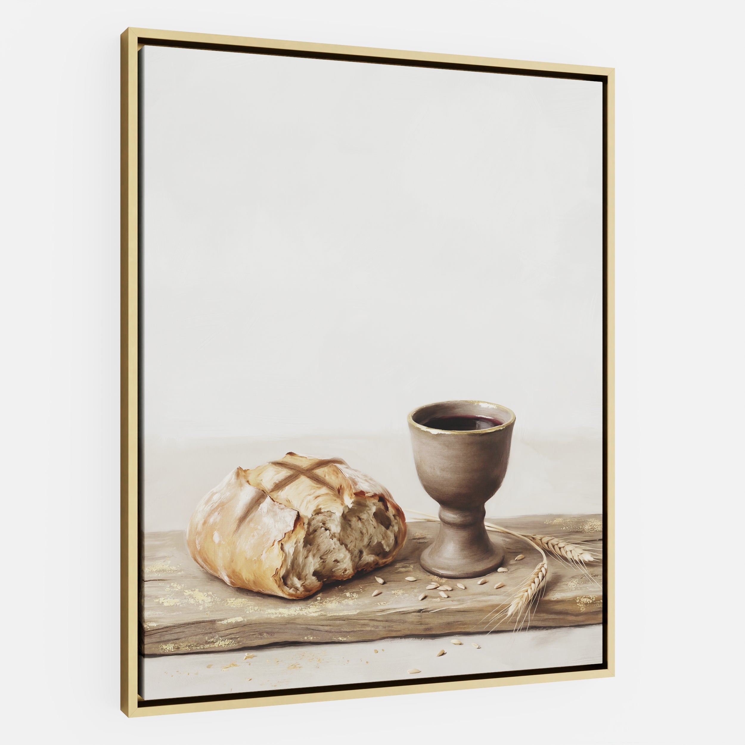 Bread Broken in Silence - Canvas