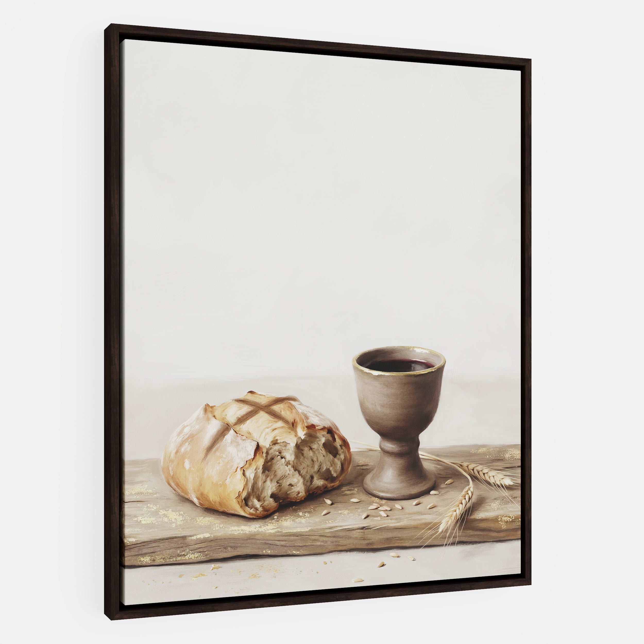 Bread Broken in Silence - Canvas