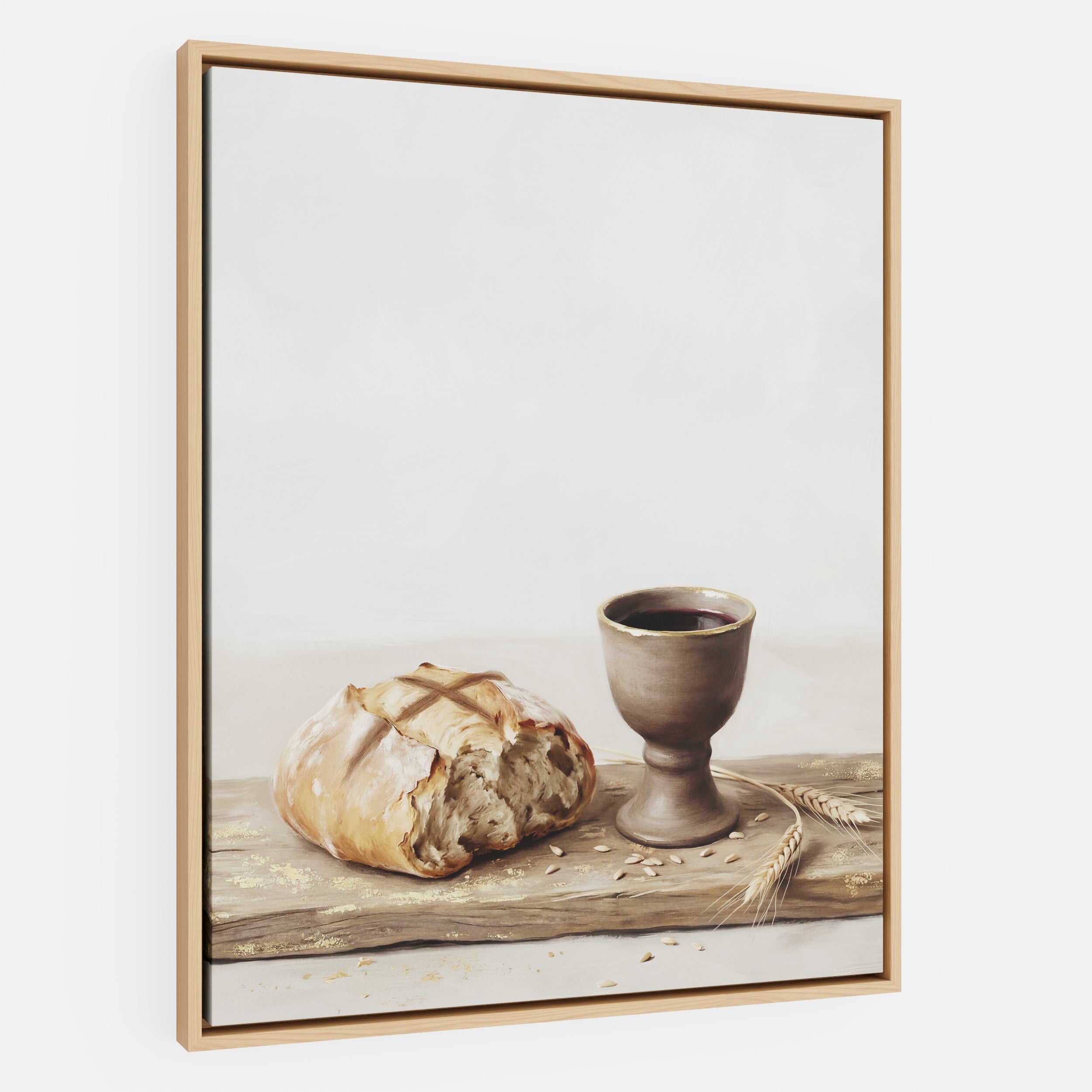 Bread Broken in Silence - Canvas