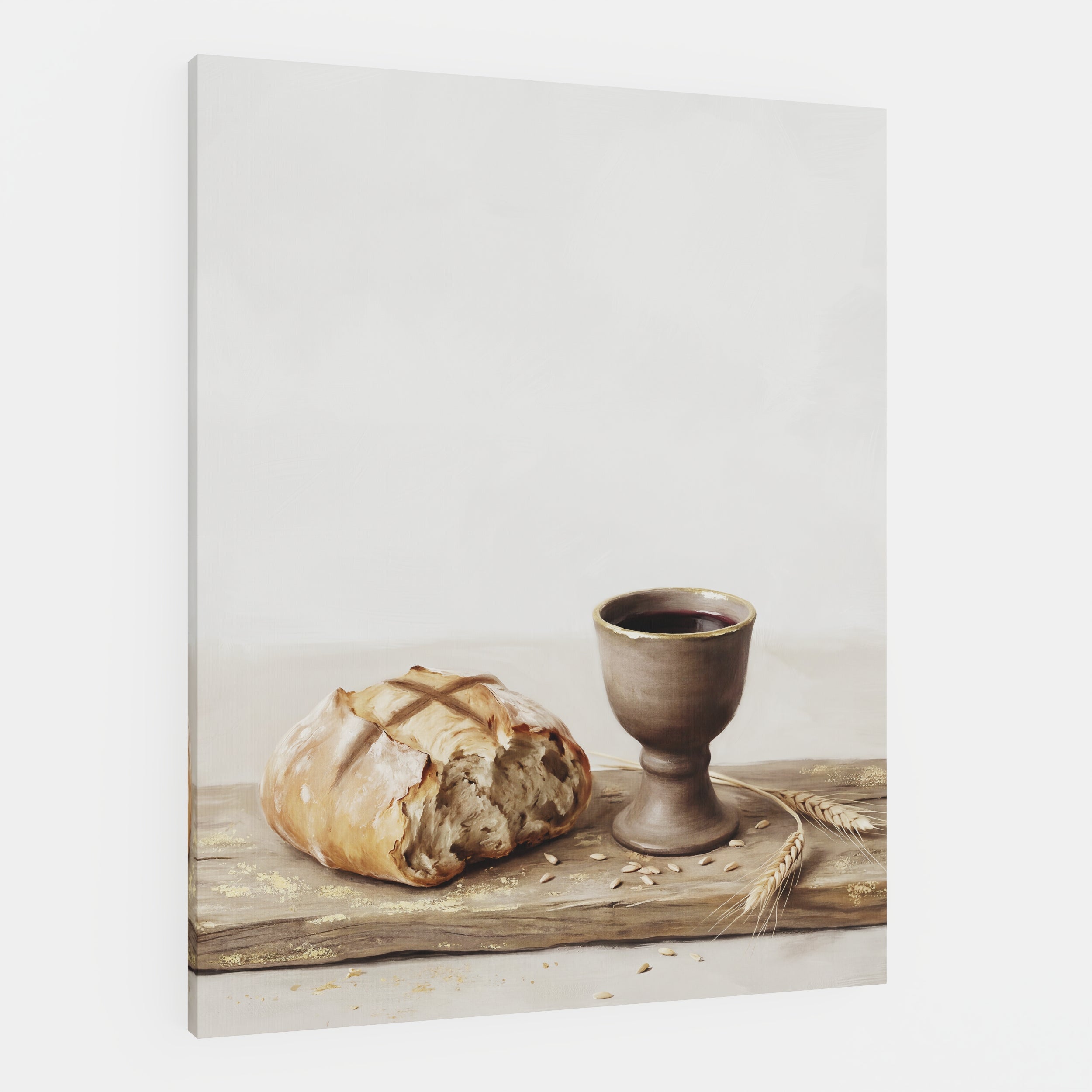 Bread Broken in Silence - Canvas