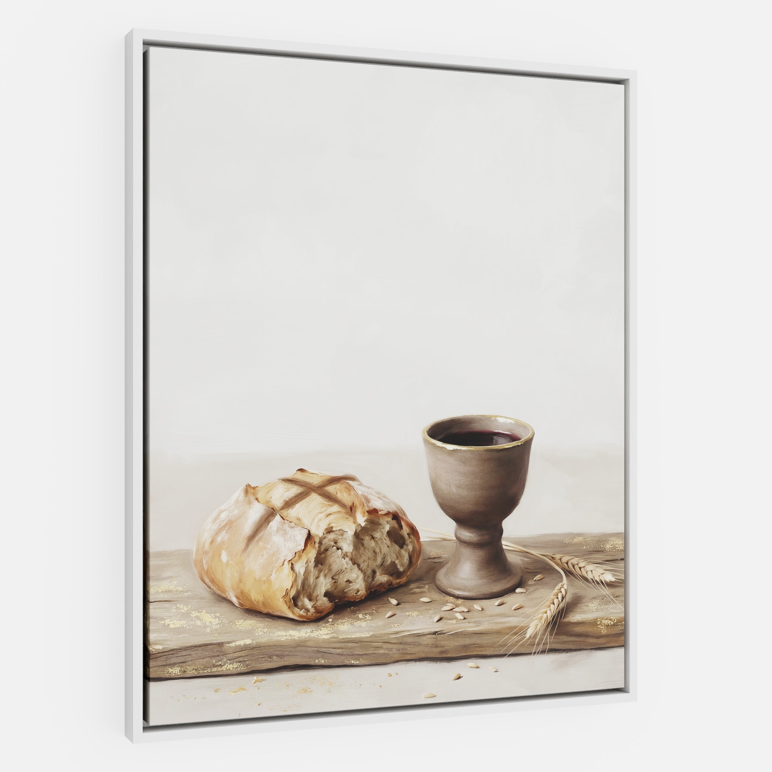 Bread Broken in Silence - Canvas