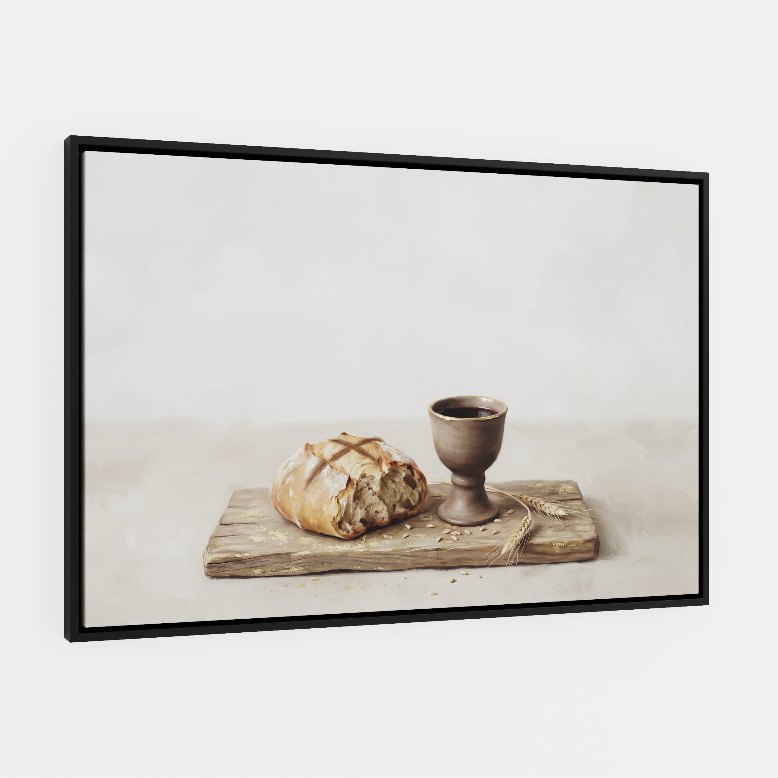 Bread Broken in Silence - Canvas