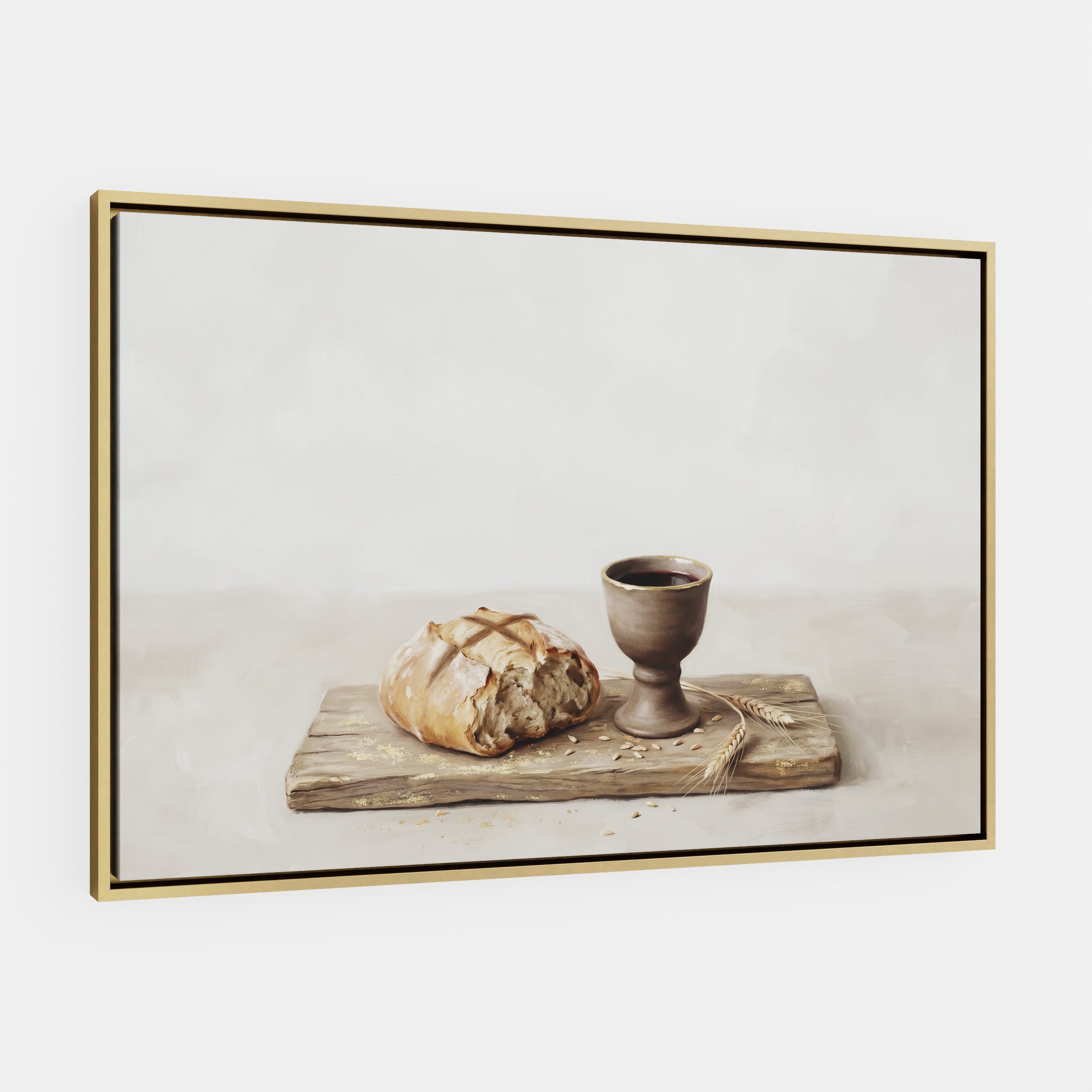 Bread Broken in Silence - Canvas