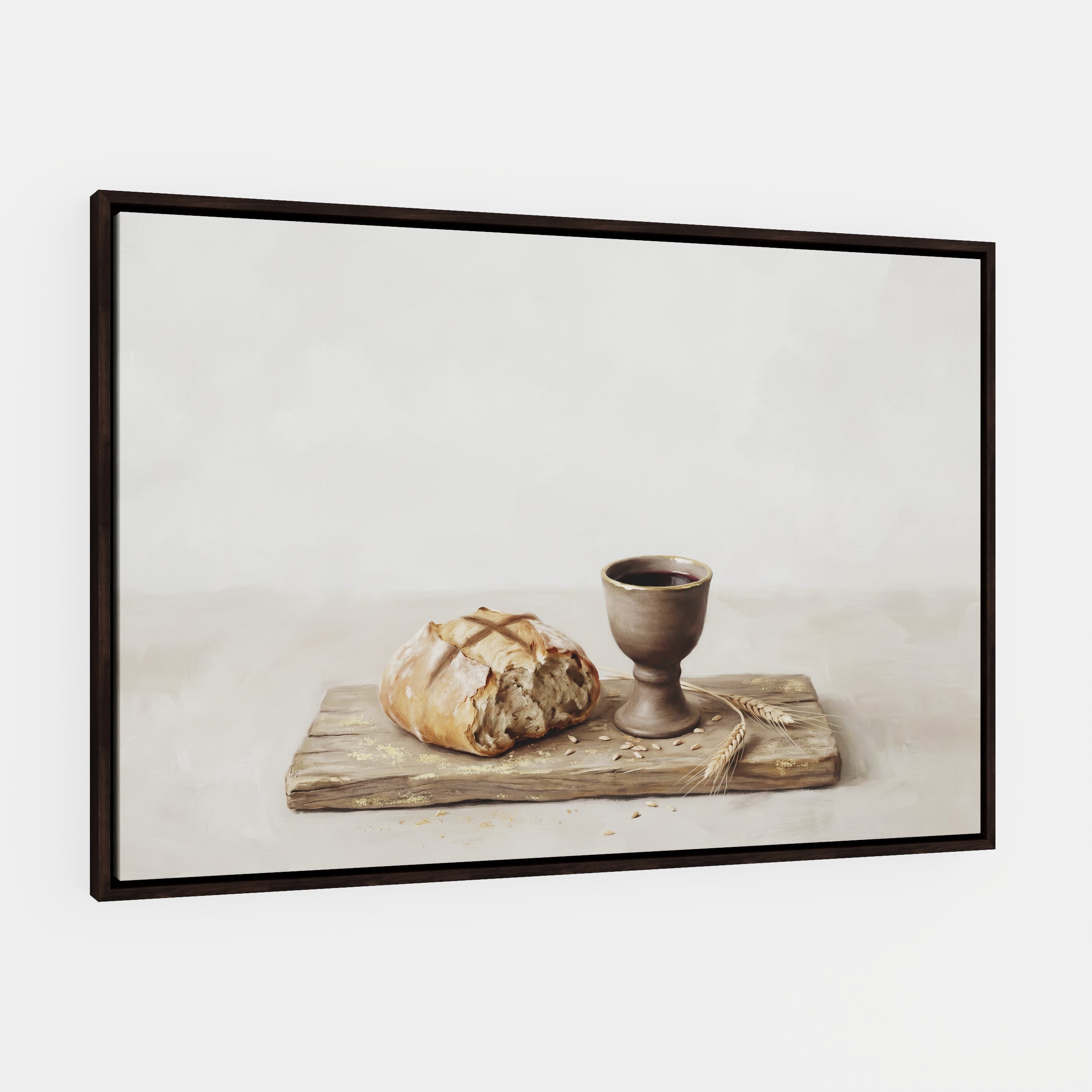 Bread Broken in Silence - Canvas