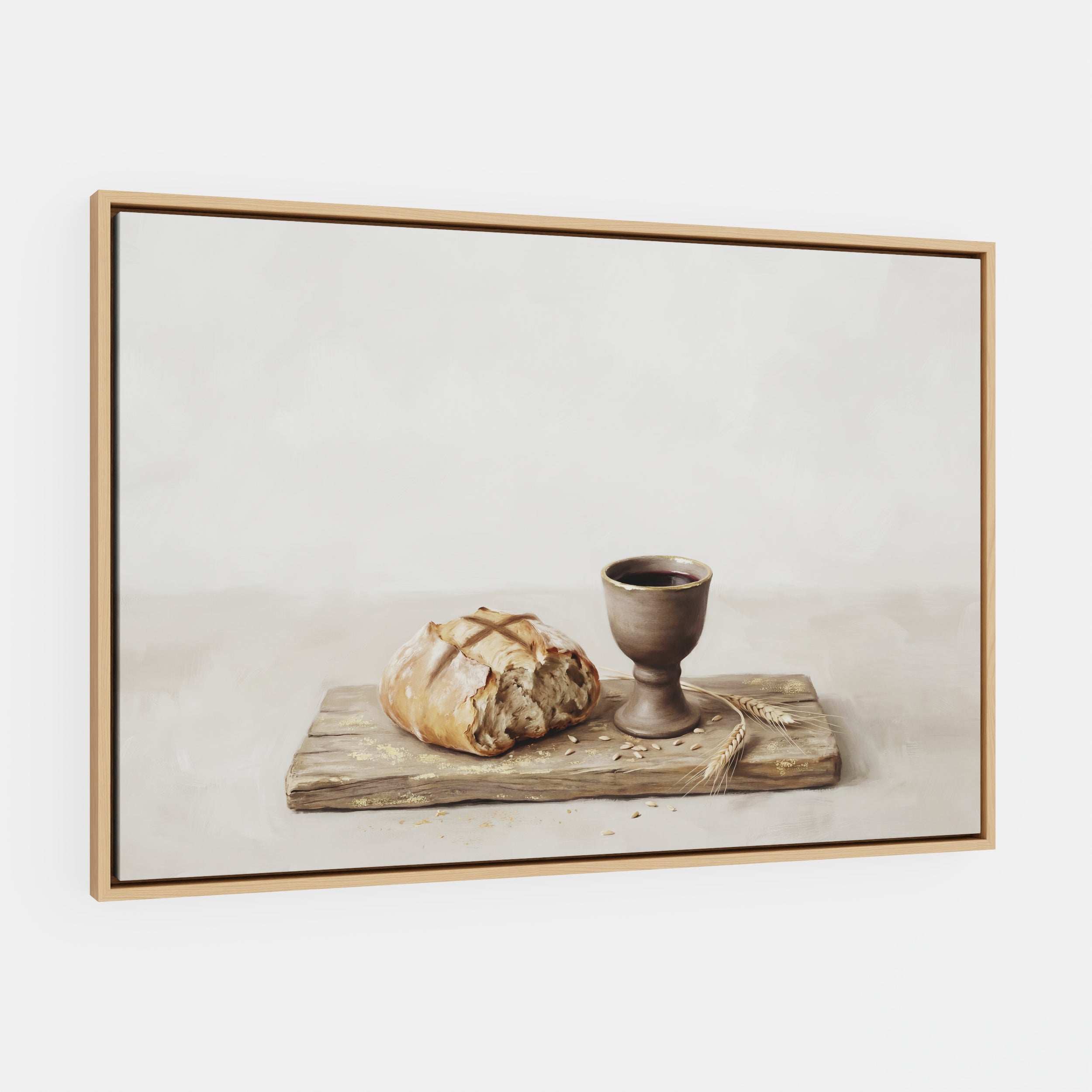 Bread Broken in Silence - Canvas