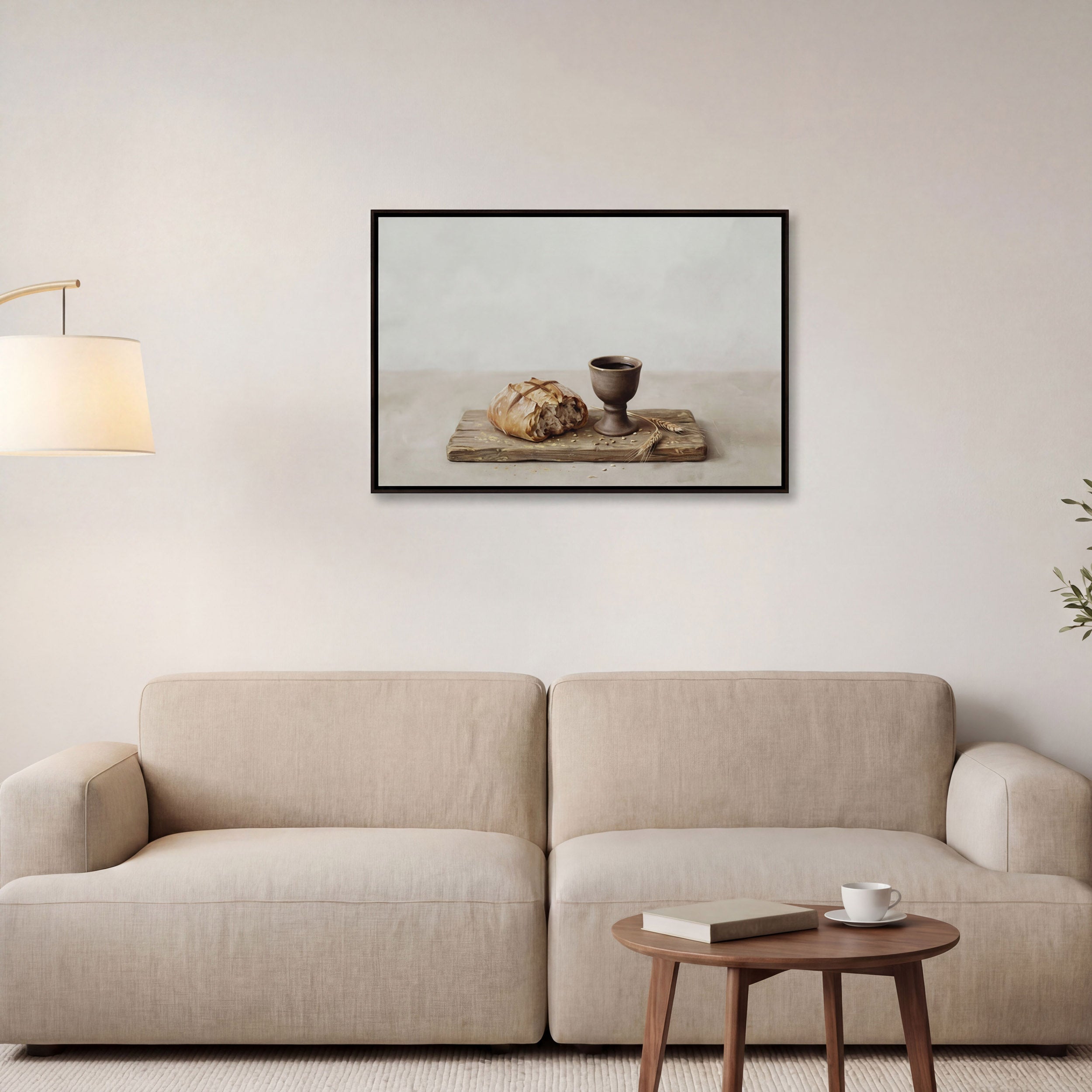 Bread Broken in Silence - Canvas