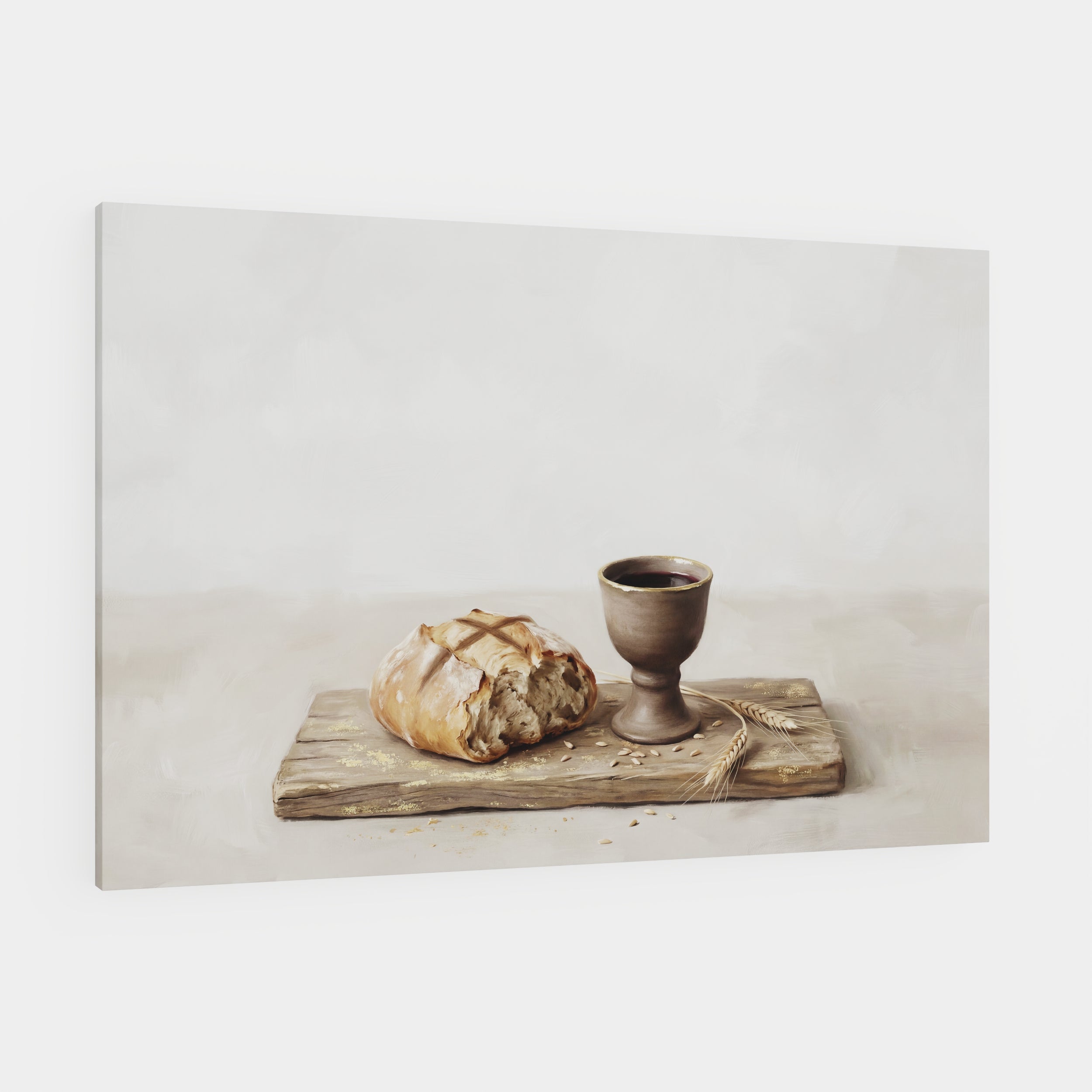 Bread Broken in Silence - Canvas